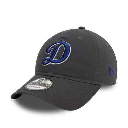 This is a LA Dodgers MLB Core Classic Dark Grey 9TWENTY Adjustable Cap 1