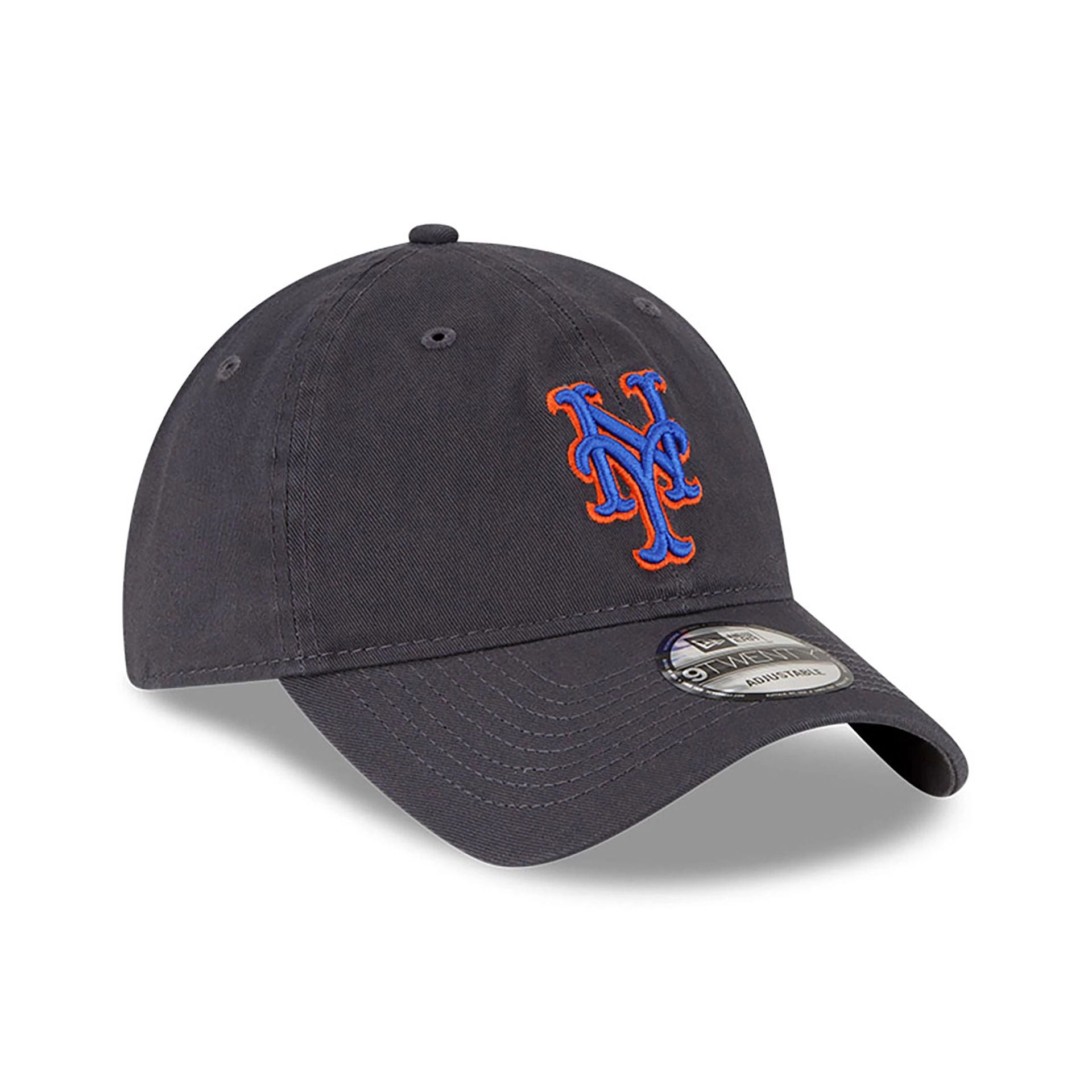 This is a New York Mets MLB Core Classic Dark Grey 9TWENTY Adjustable Cap 3