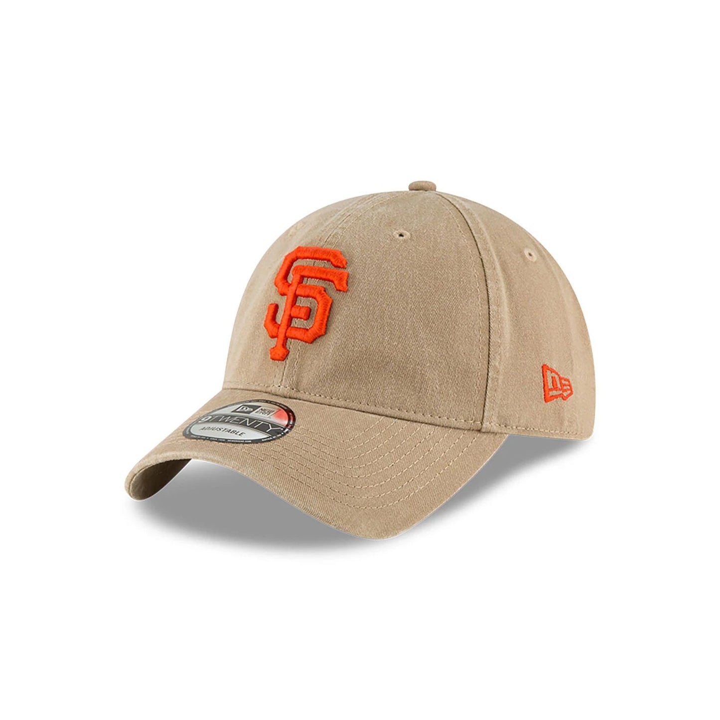 This is a San Francisco Giants MLB Core Classic Beige 9TWENTY Adjustable Cap 1