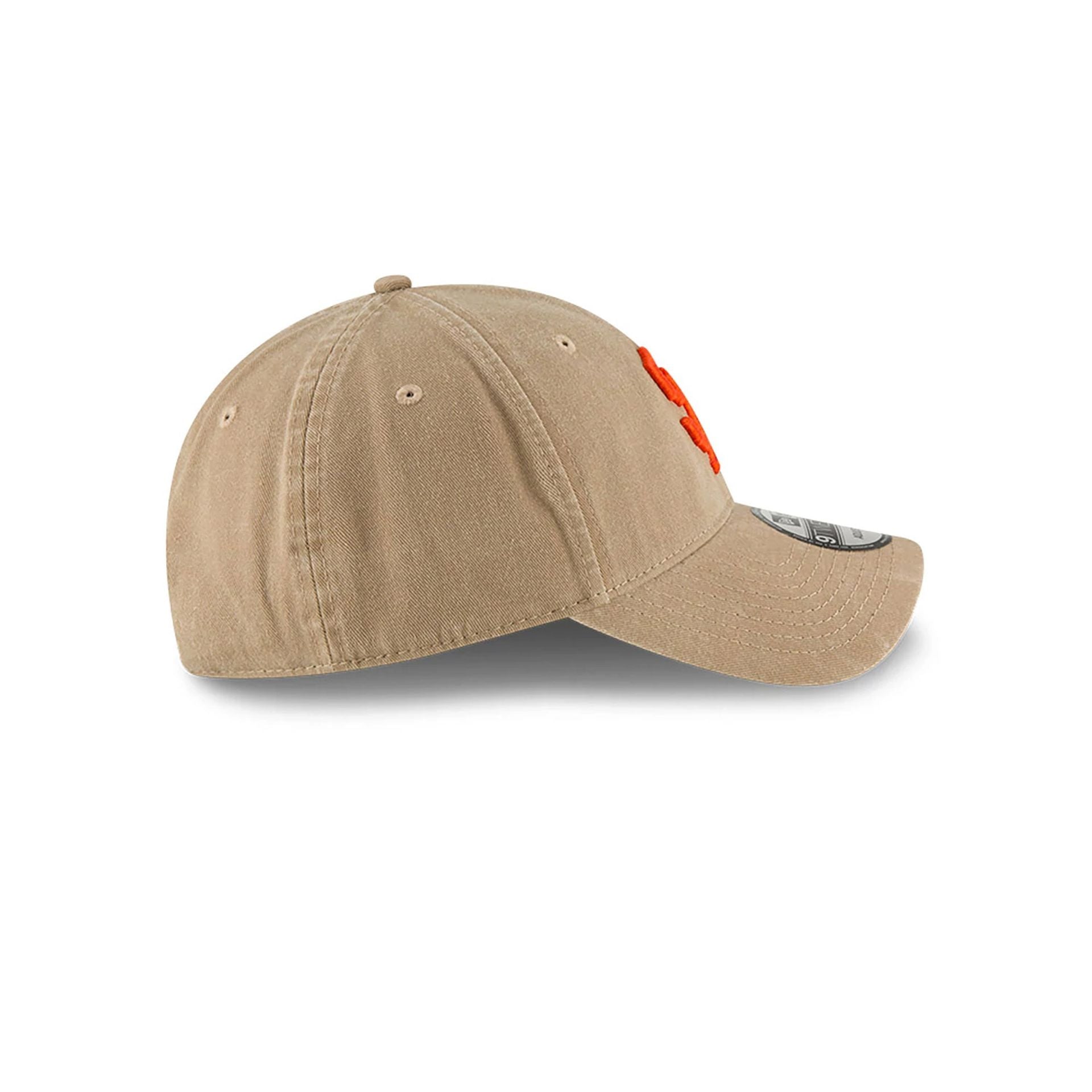 This is a San Francisco Giants MLB Core Classic Beige 9TWENTY Adjustable Cap 5