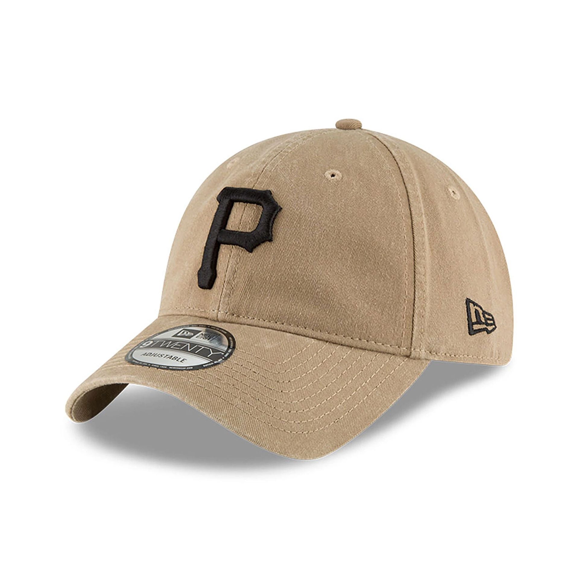 This is a Pittsburgh Pirates MLB Core Classic Beige 9TWENTY Adjustable Cap 1