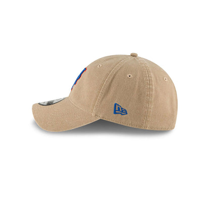 This is a New York Mets MLB Core Classic Beige 9TWENTY Adjustable Cap 6