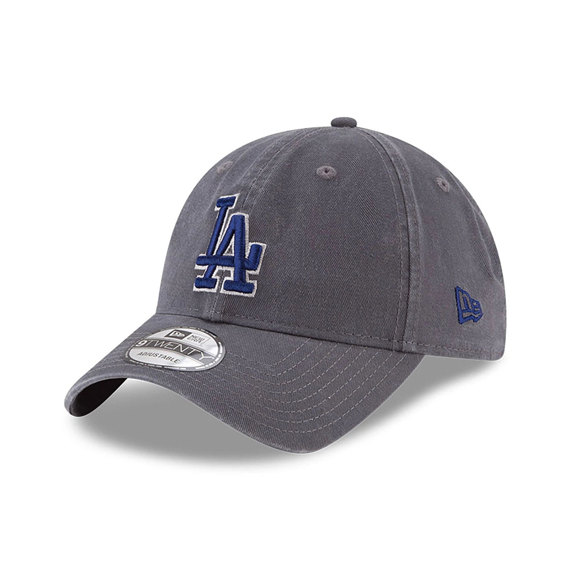 This is a LA Dodgers MLB Core Classic Grey 9TWENTY Adjustable Cap 1