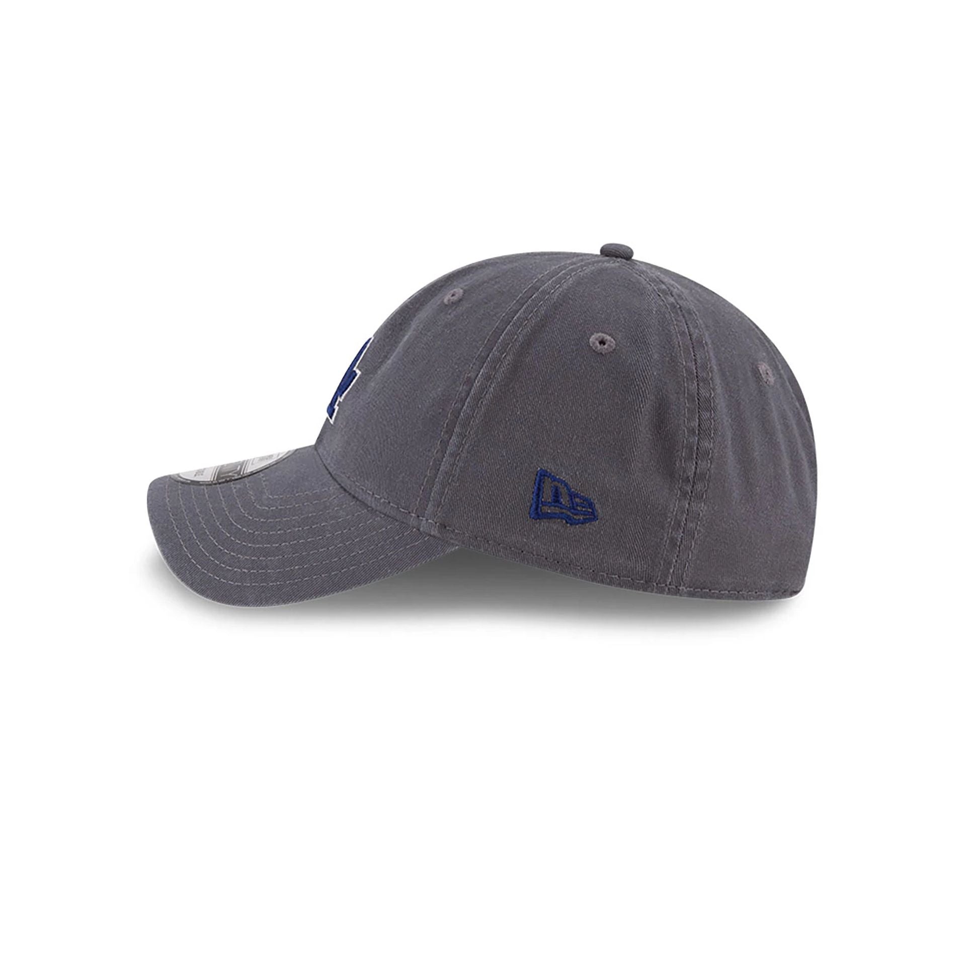 This is a LA Dodgers MLB Core Classic Grey 9TWENTY Adjustable Cap 6