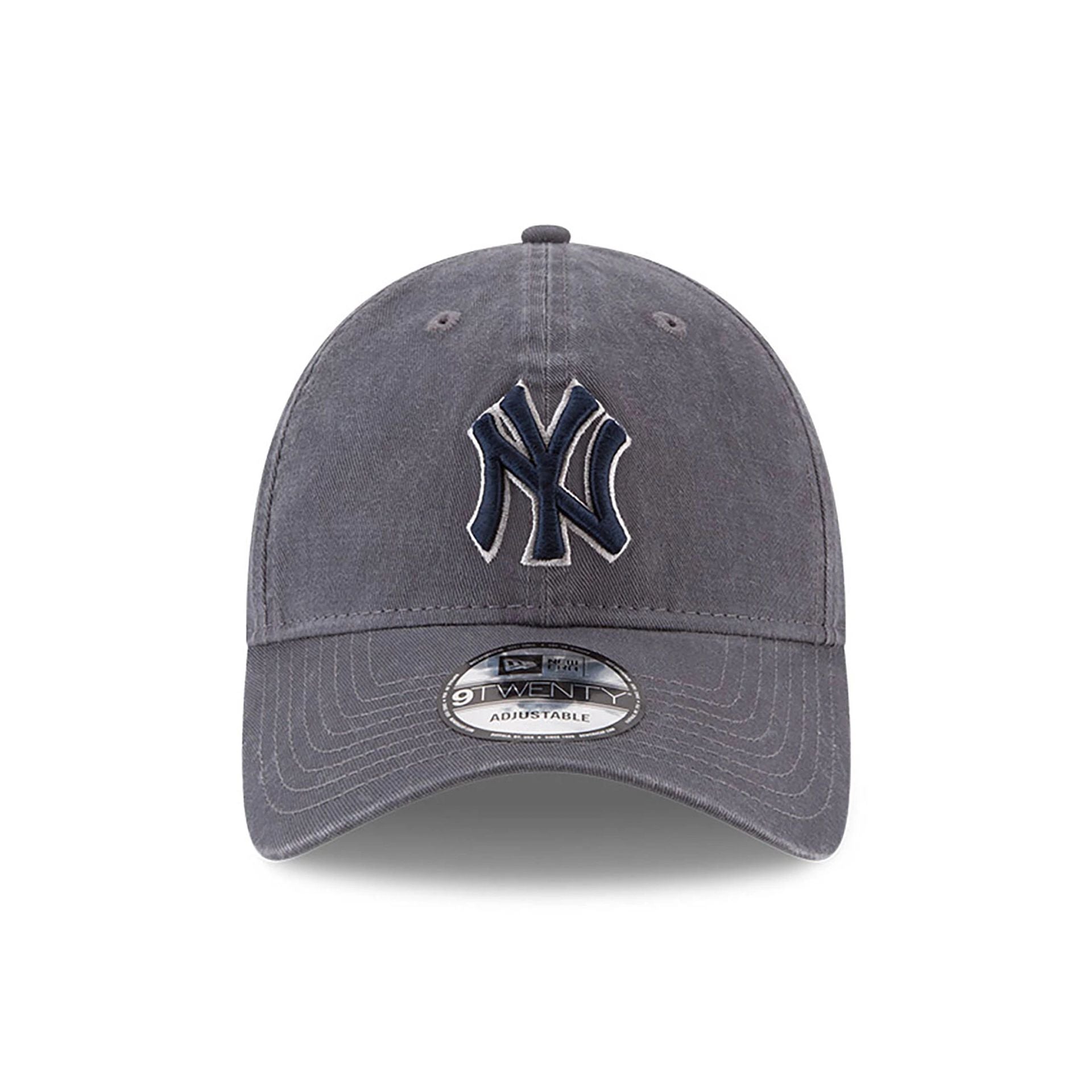 This is a New York Yankees MLB Core Classic Grey 9TWENTY Adjustable Cap 2