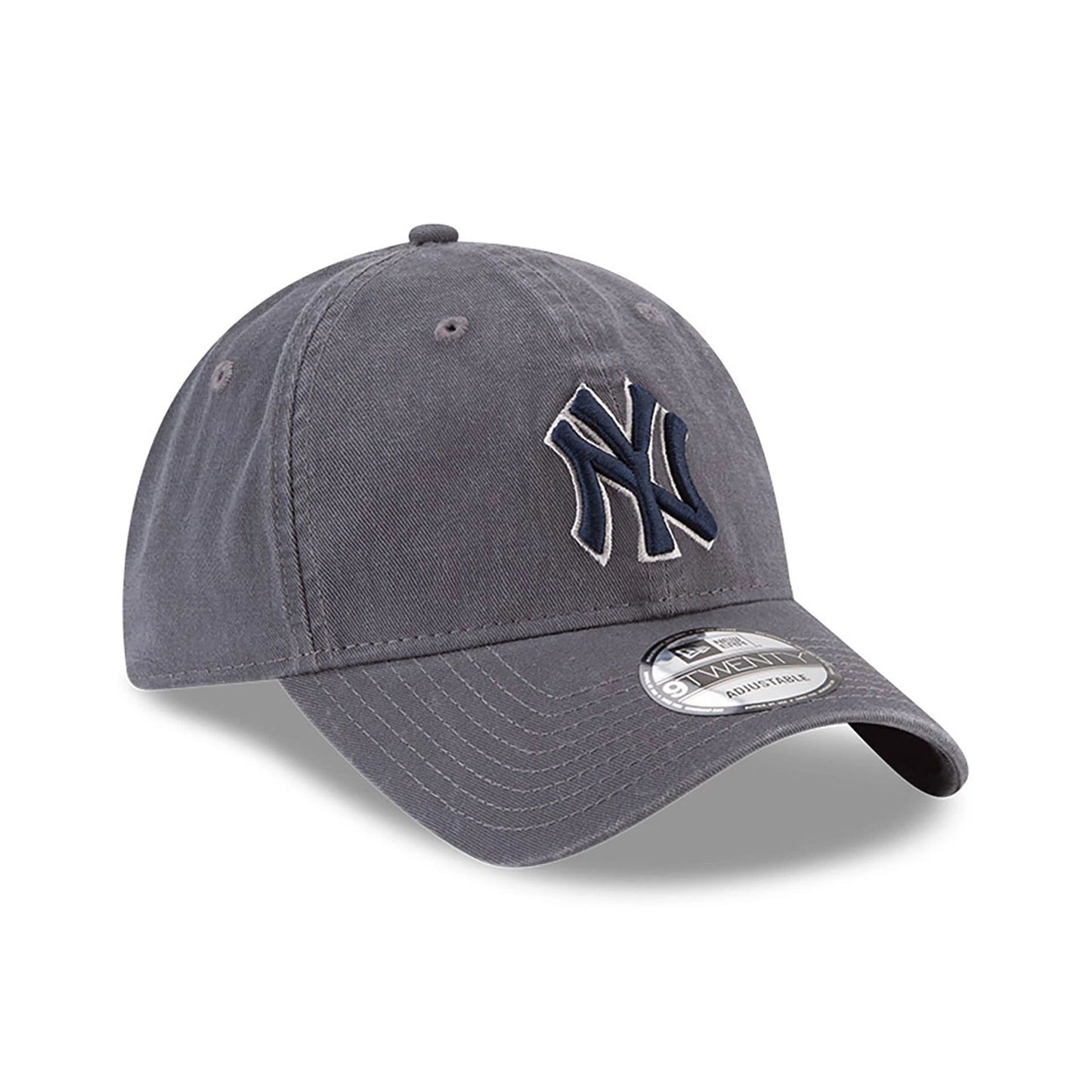 This is a New York Yankees MLB Core Classic Grey 9TWENTY Adjustable Cap 3