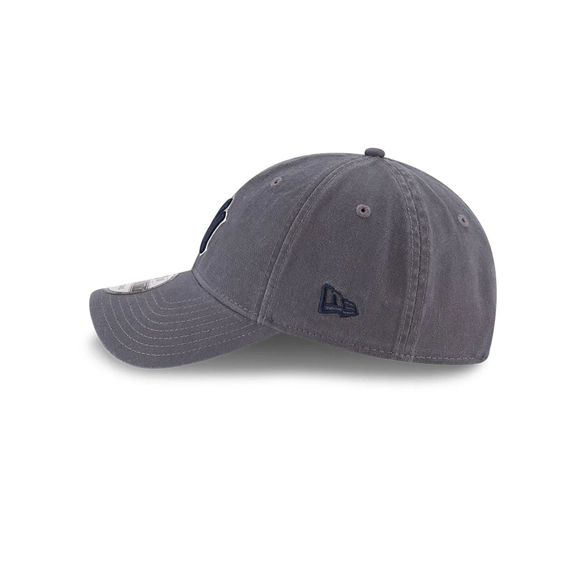 This is a New York Yankees MLB Core Classic Grey 9TWENTY Adjustable Cap 6