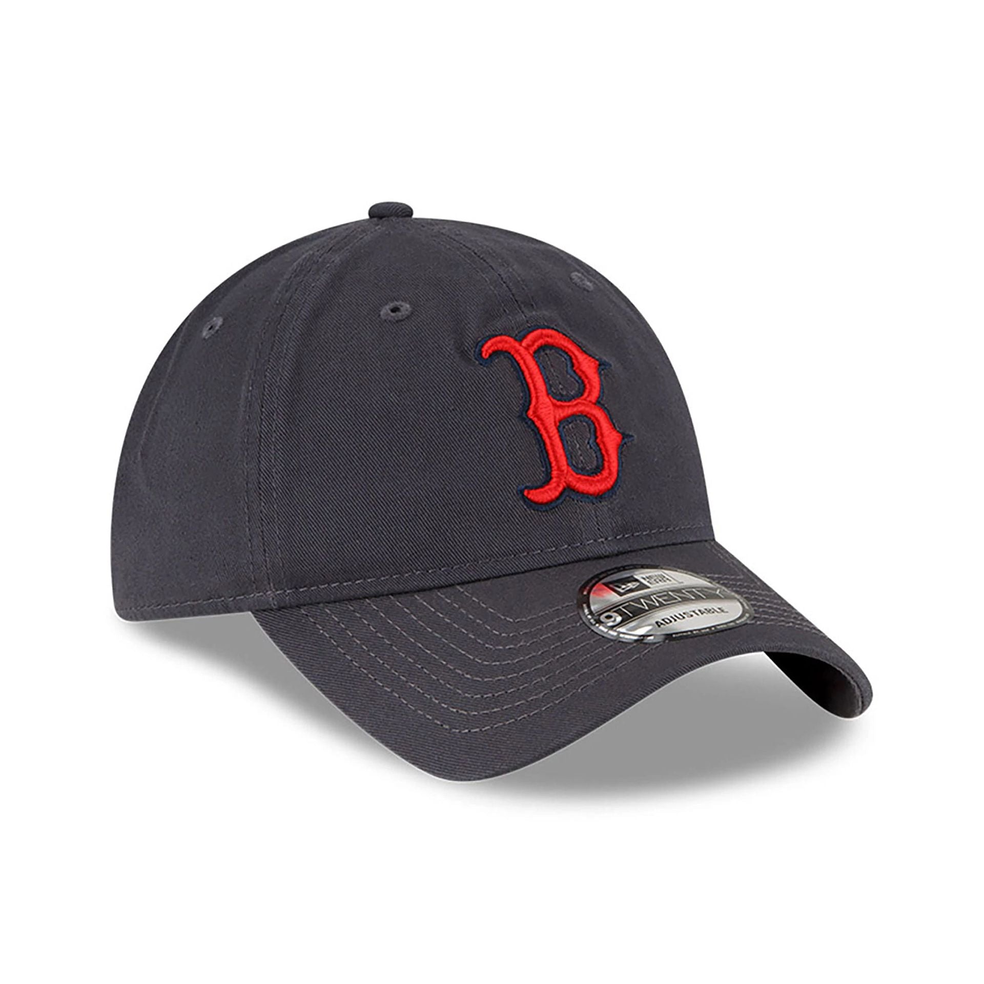 This is a Boston Red Sox MLB Core Classic Dark Grey 9TWENTY Adjustable Cap 7