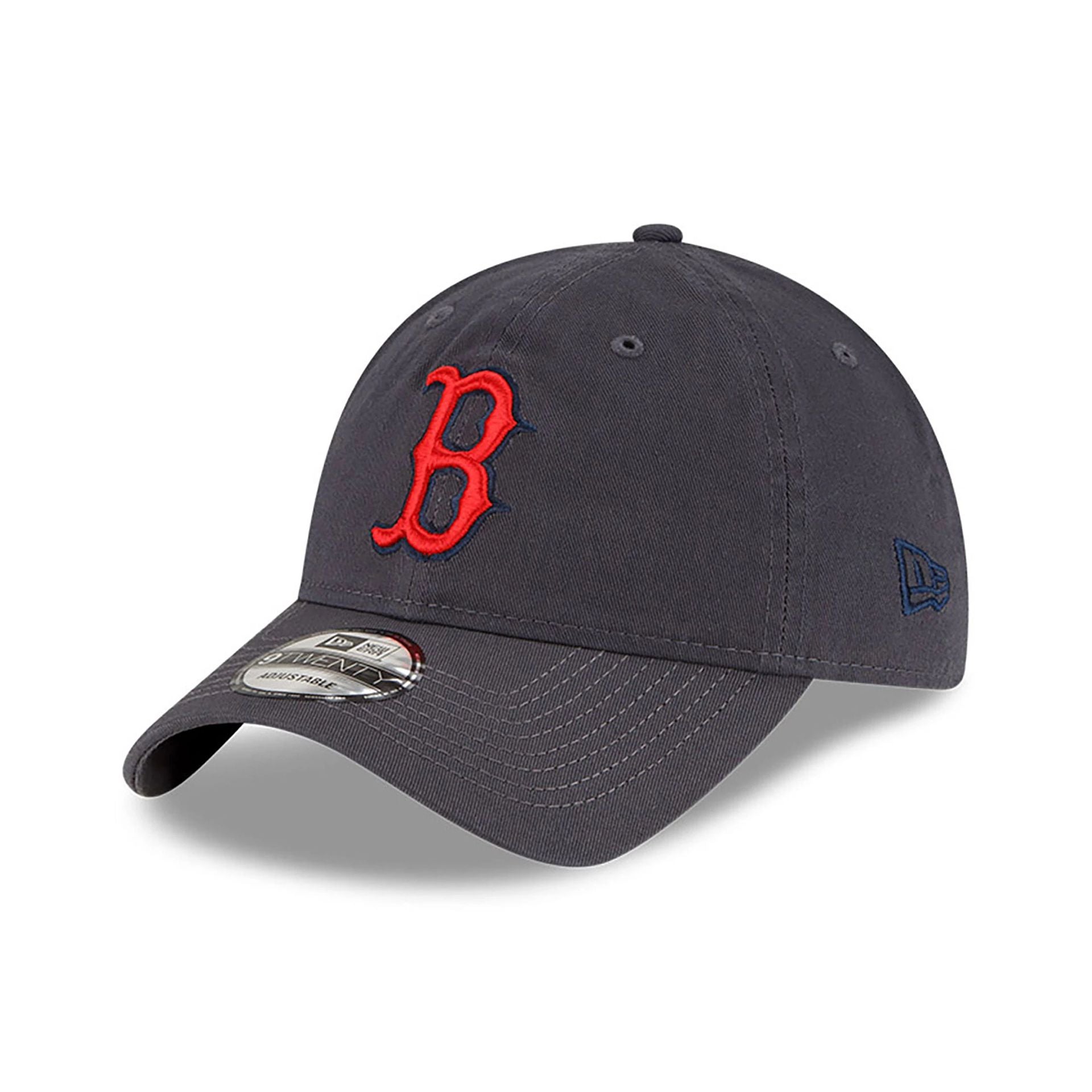 This is a Boston Red Sox MLB Core Classic Dark Grey 9TWENTY Adjustable Cap 1