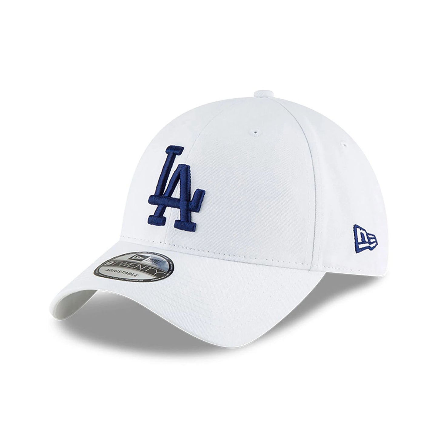 This is a LA Dodgers MLB Core Classic White 9TWENTY Adjustable Cap 1