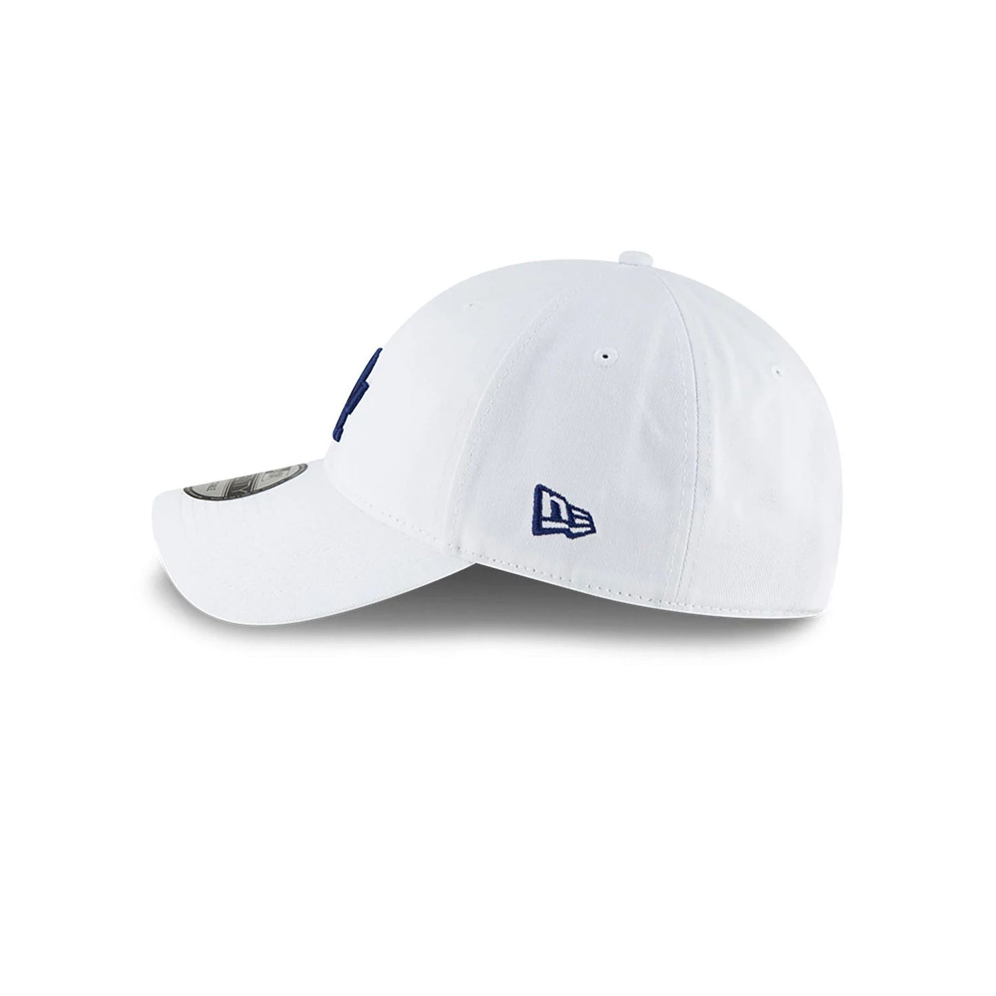 This is a LA Dodgers MLB Core Classic White 9TWENTY Adjustable Cap 6