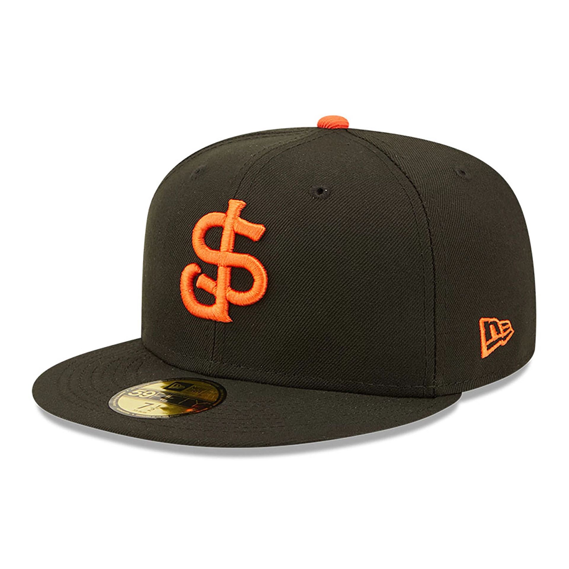 This is a San Jose Giants MiLB On Field Black 59FIFTY Fitted Cap 1