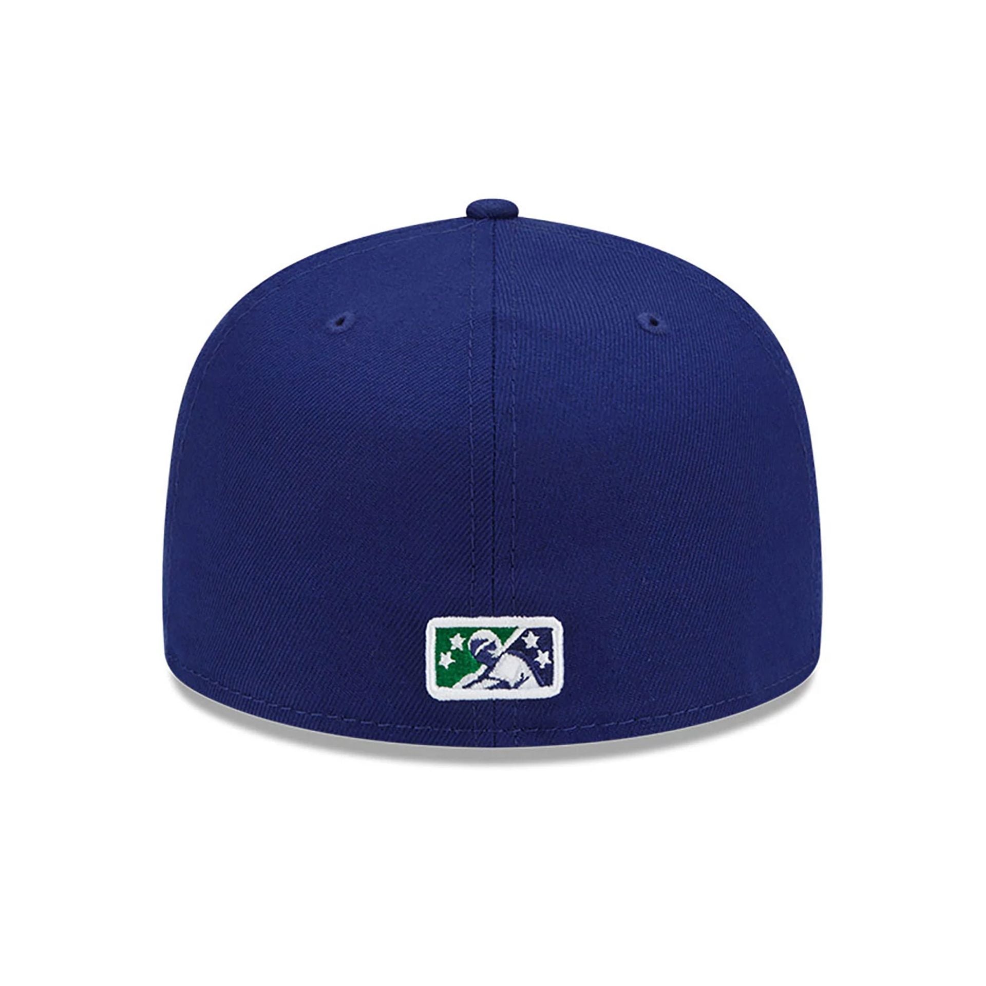 This is a Hartford Yard Goats MiLB Blue 59FIFTY Fitted Cap 6