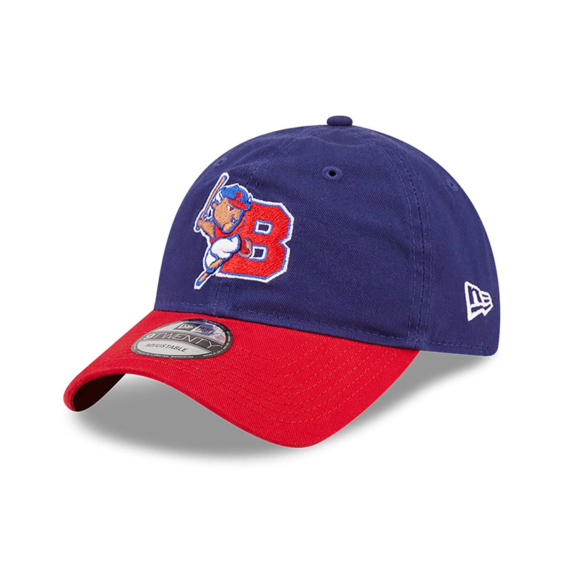 This is a Buffalo Bisons MiLB AC Performance Navy 9TWENTY Adjustable Cap 1