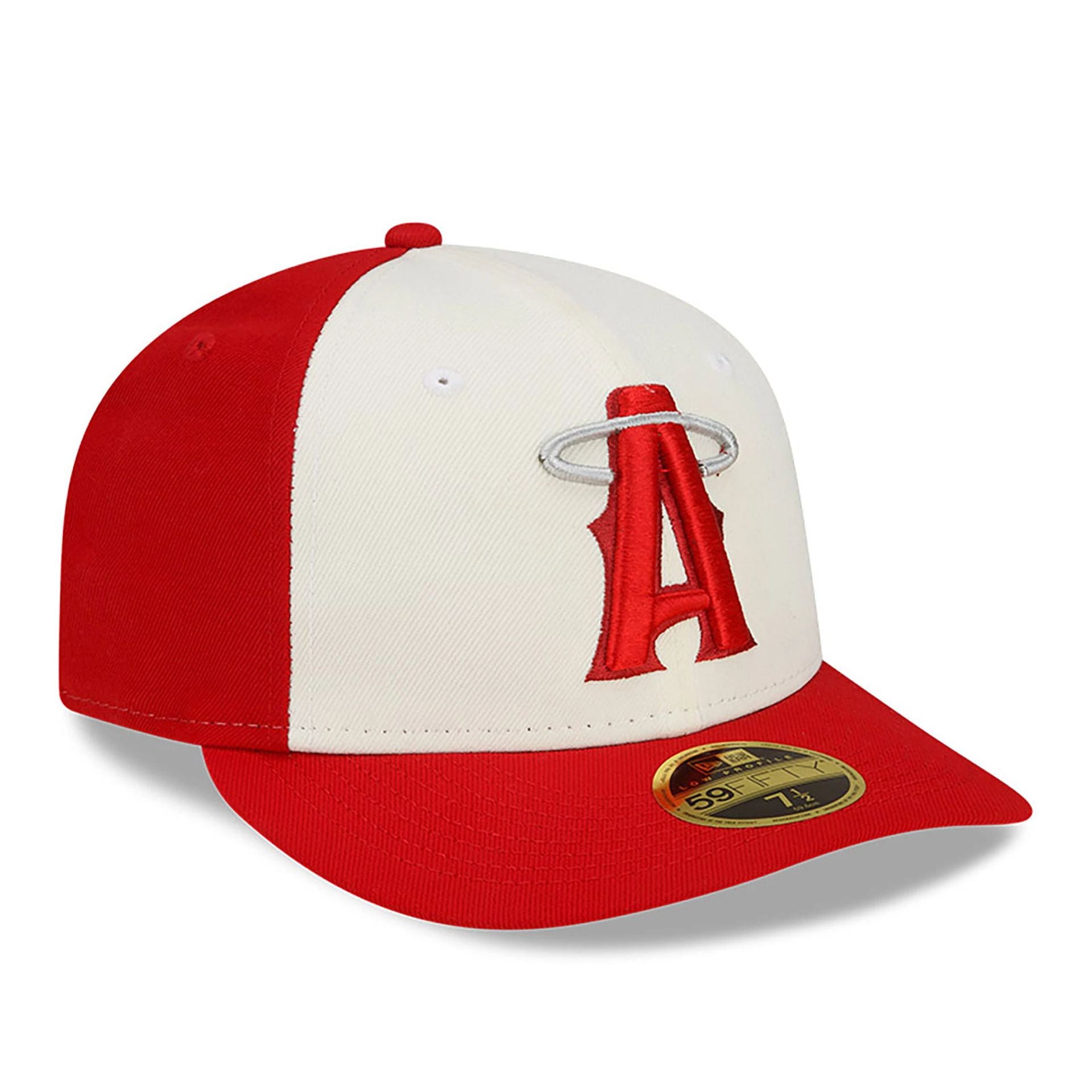 This is a LA Angels MLB City Connect 2024 Red Low Profile 59FIFTY Fitted Cap 4