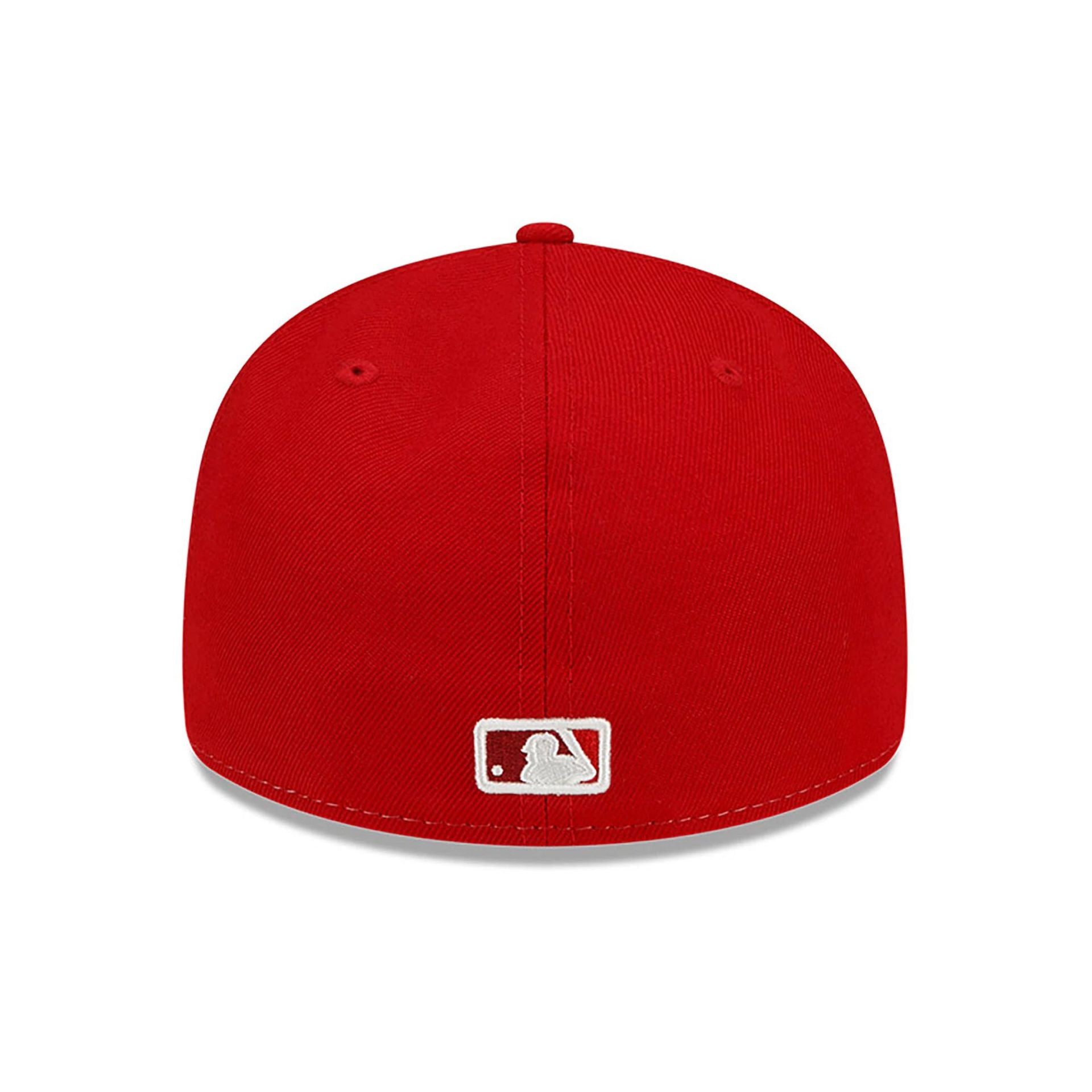 This is a LA Angels MLB City Connect 2024 Red Low Profile 59FIFTY Fitted Cap 5