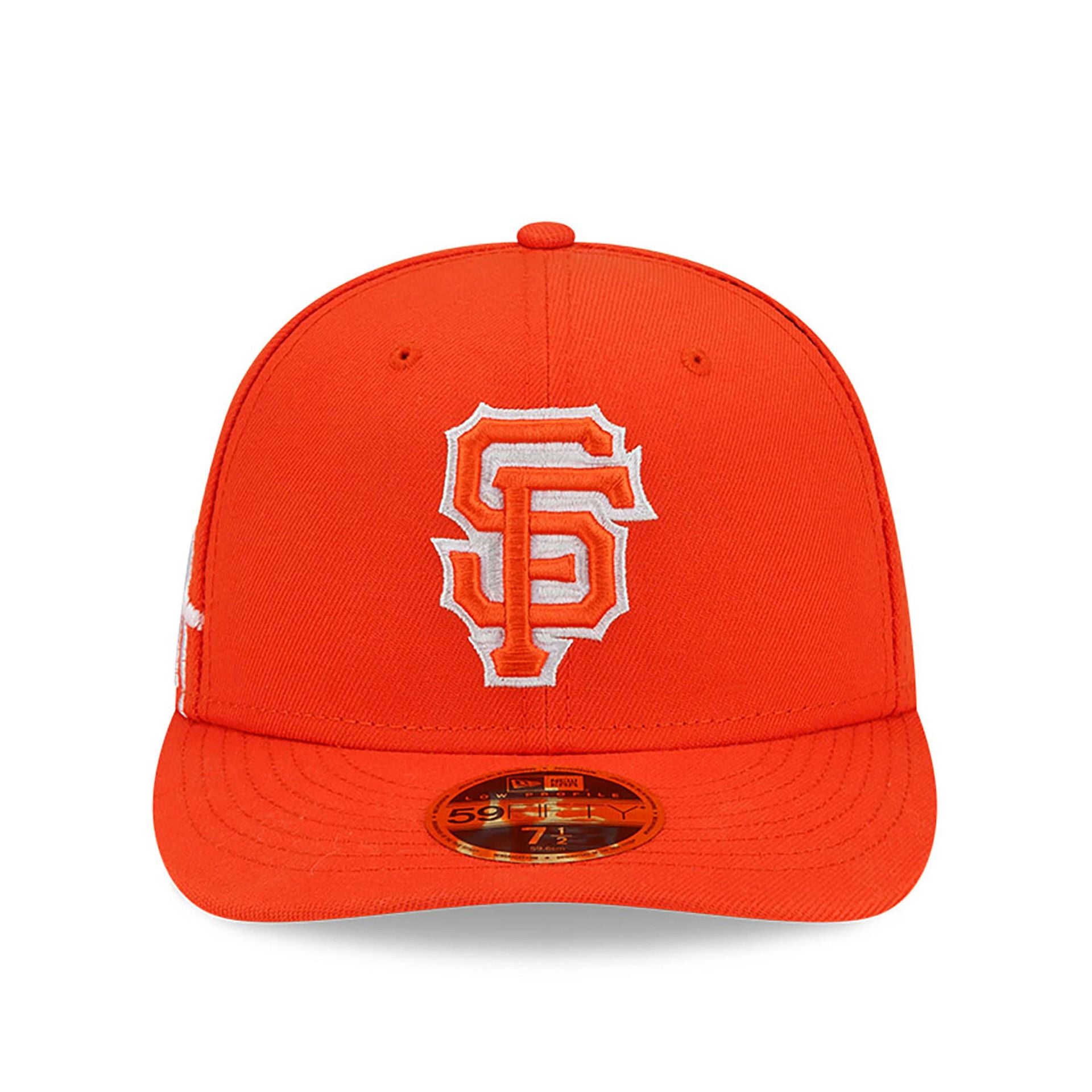 This is a San Francisco Giants MLB City Connect 2024 Orange Low Profile 59FIFTY Fitted Cap 3