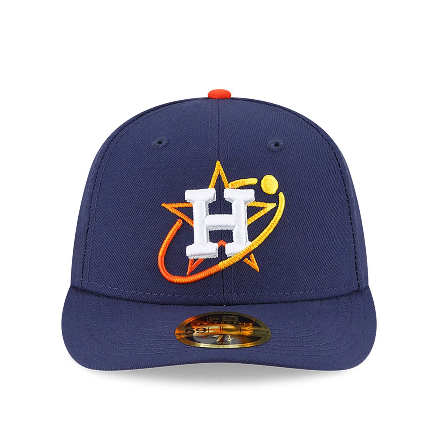 This is a Houston Astros MLB City Connect 2024 Navy Low Profile 59FIFTY Fitted Cap 2