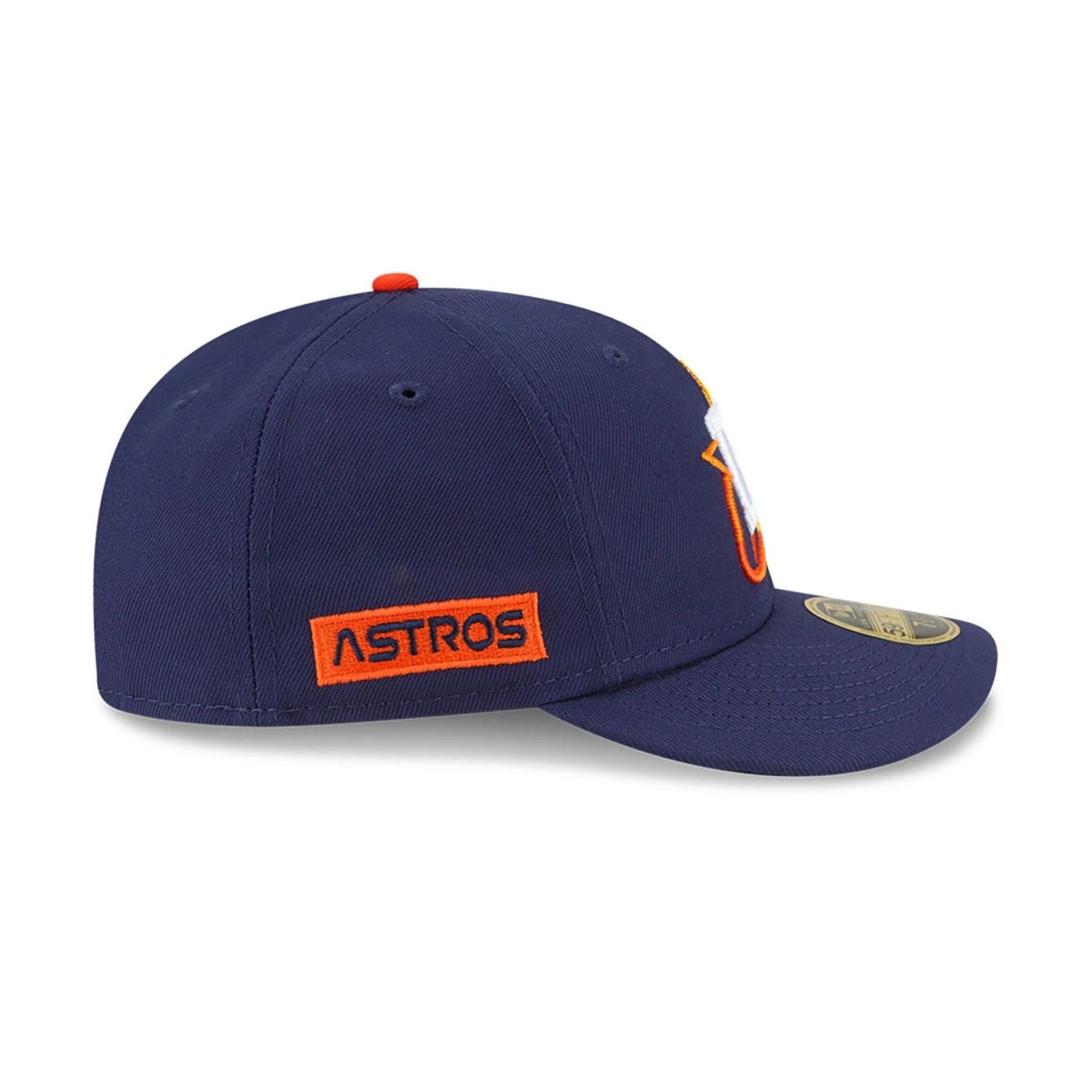 This is a Houston Astros MLB City Connect 2024 Navy Low Profile 59FIFTY Fitted Cap 6