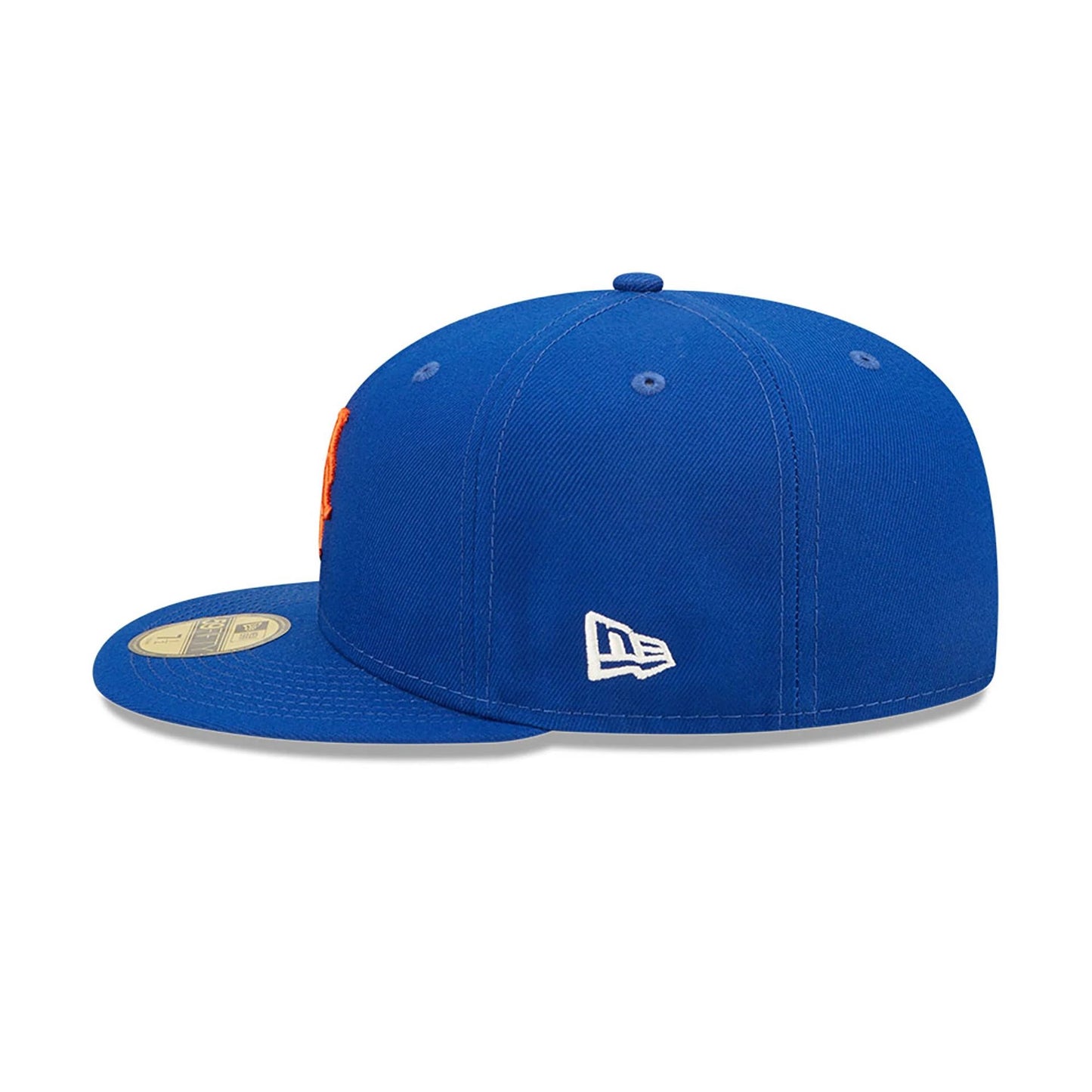 This is a New York Mets MLB Pop Sweat Blue 59FIFTY Fitted Cap 6