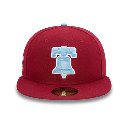 This is a Philadelphia Phillies Paisley Red 59FIFTY Fitted Cap 7