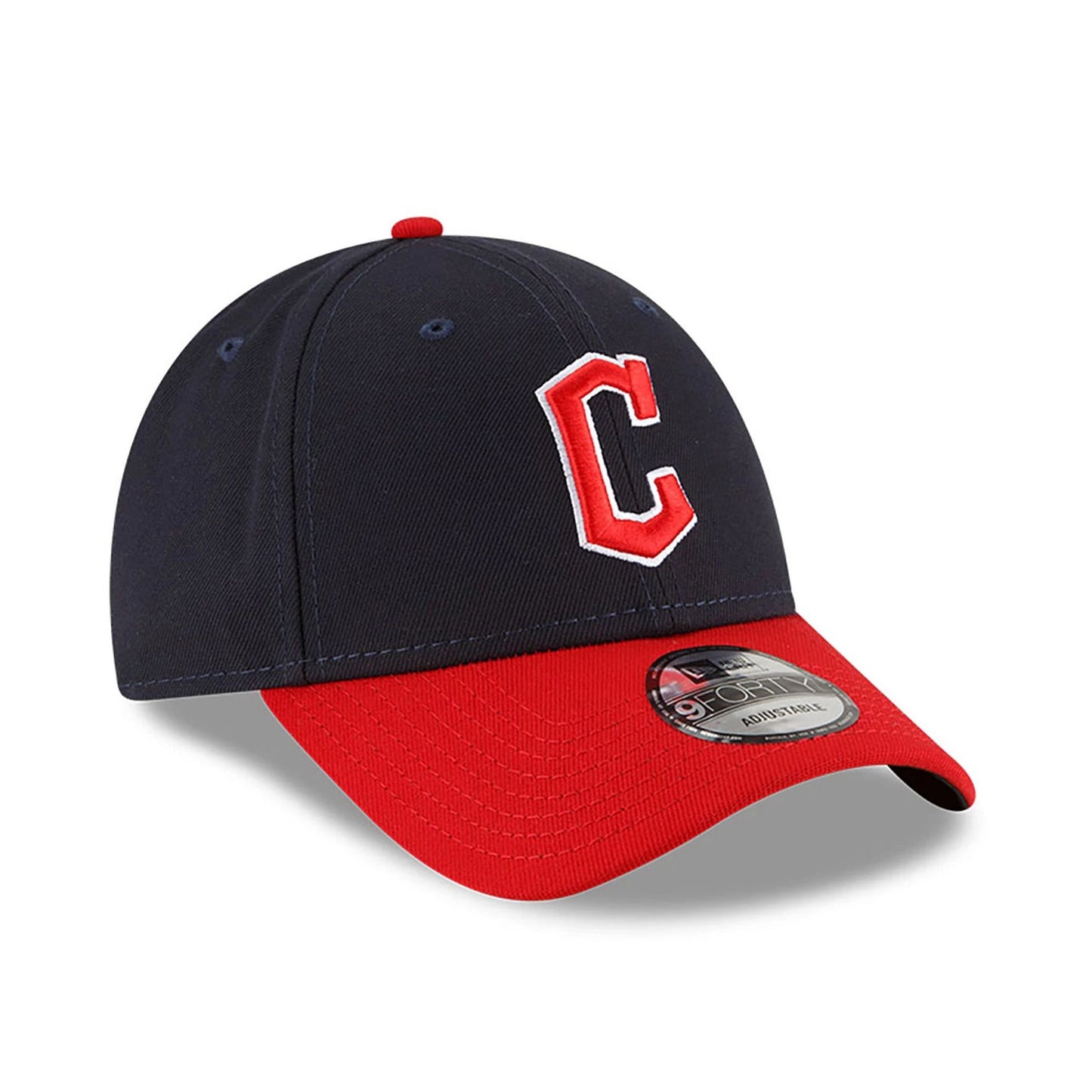 This is a Cleveland Guardians MLB The League Navy 9FORTY Adjustable Cap 3