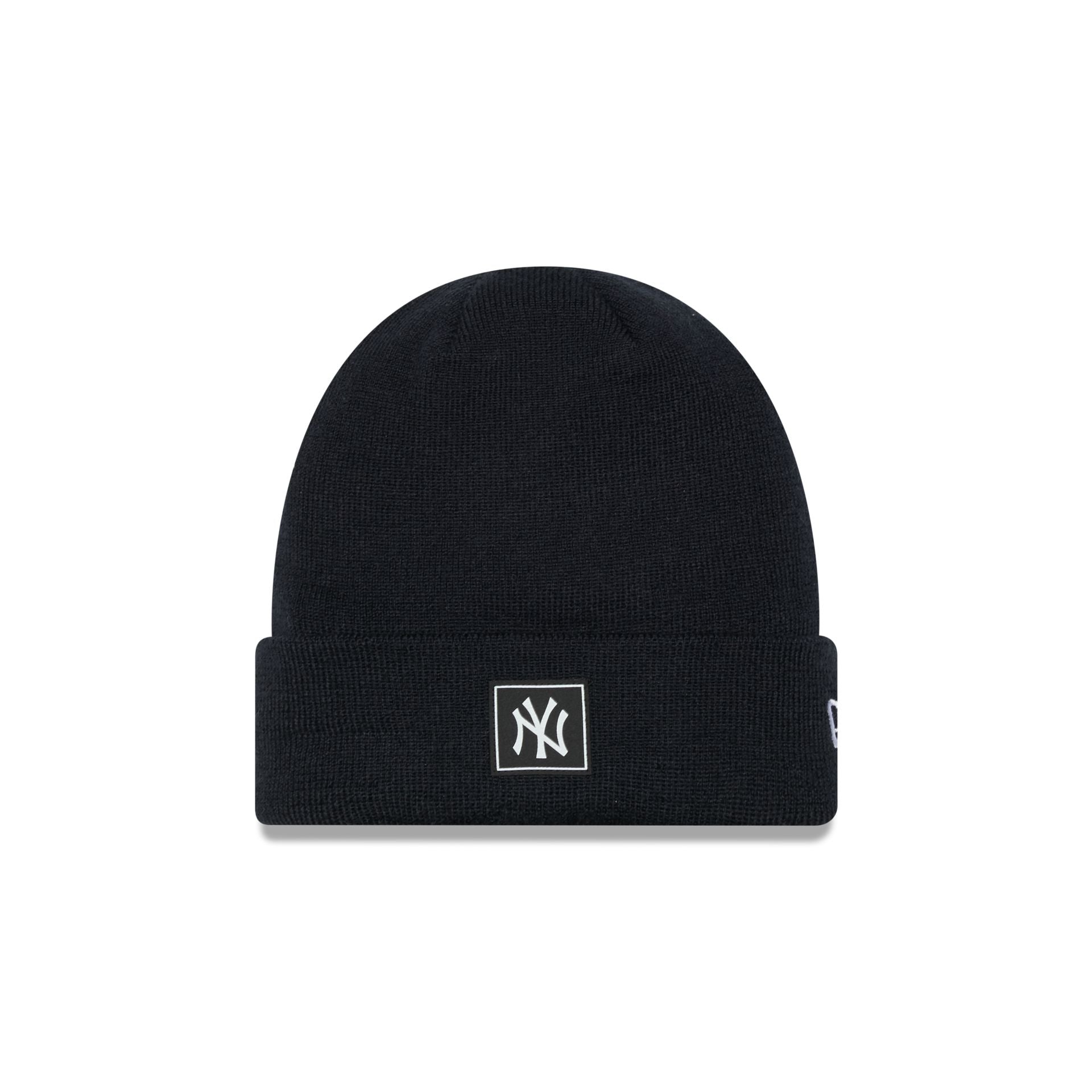 This is a New York Yankees Team Black Beanie Hat 1