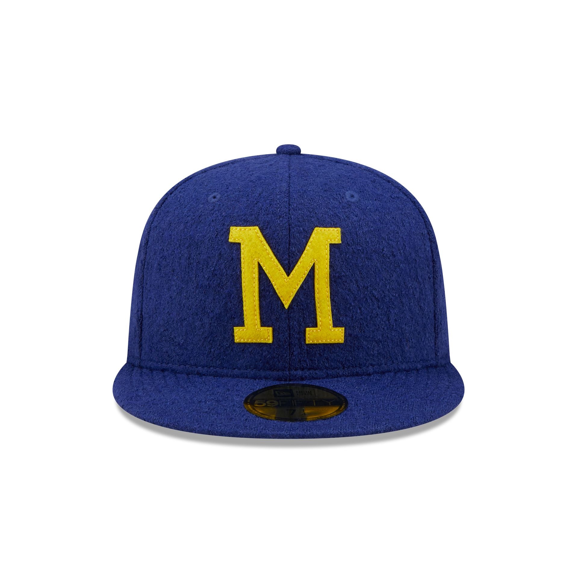 This is a Milwaukee Brewers Wool Blue 59FIFTY Fitted Cap 2