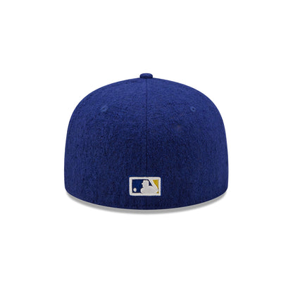 This is a Milwaukee Brewers Wool Blue 59FIFTY Fitted Cap 4