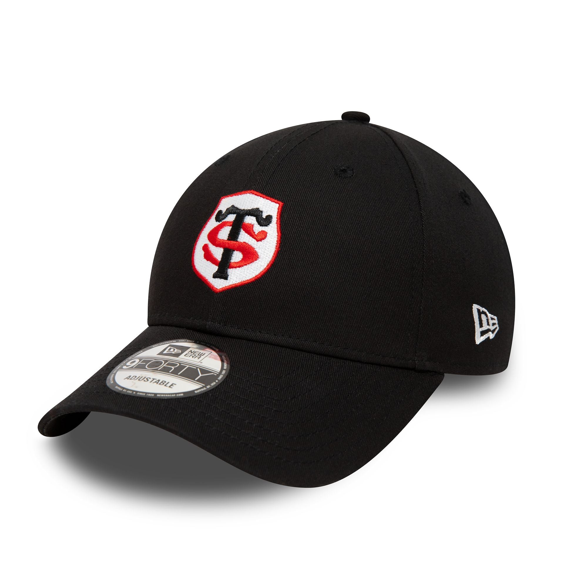 This is a Stade Toulousain Team Logo Youth Black 9FORTY Adjustable Cap 1