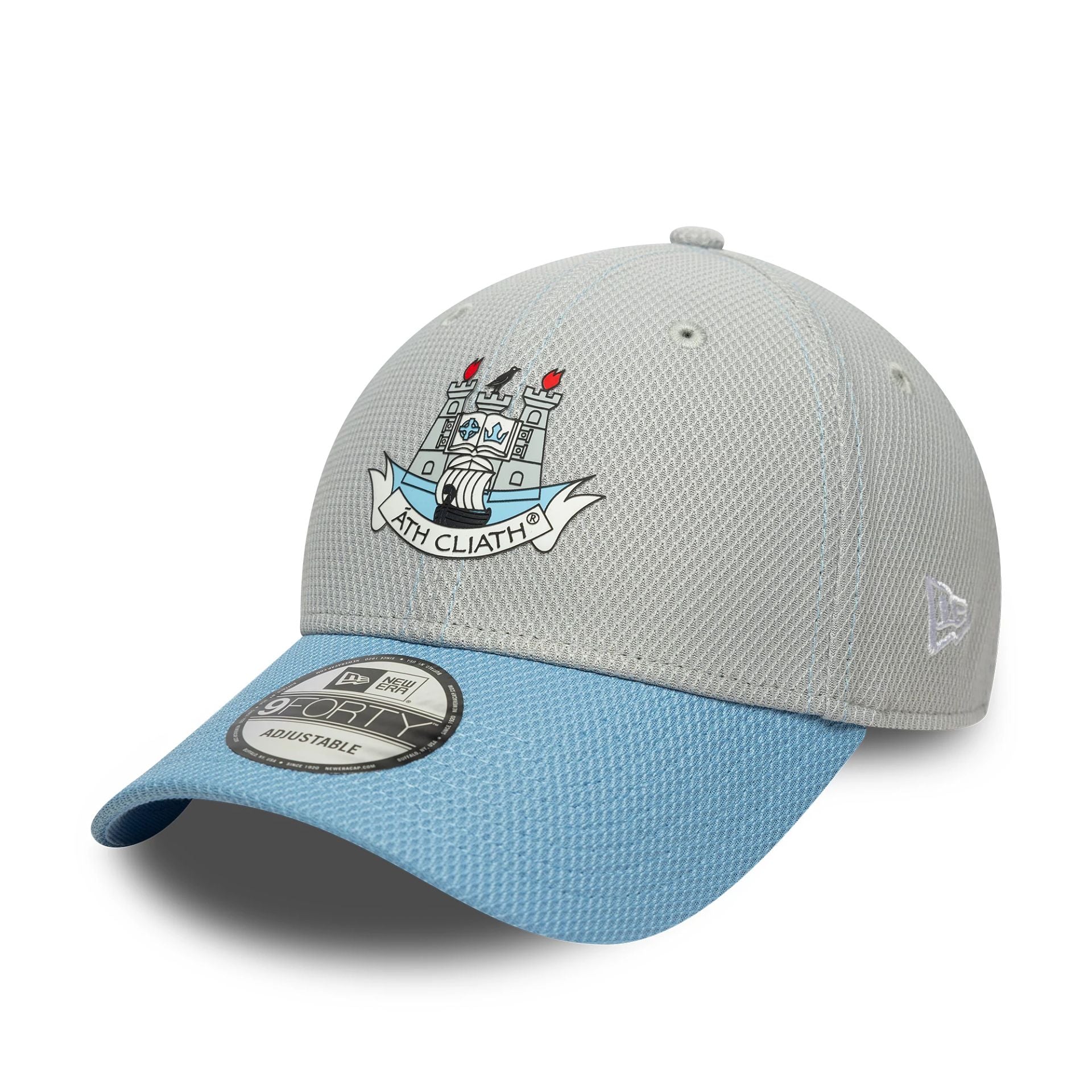 This is a Dublin GAA Grey Diamond Era 9FORTY Adjustable Cap 1