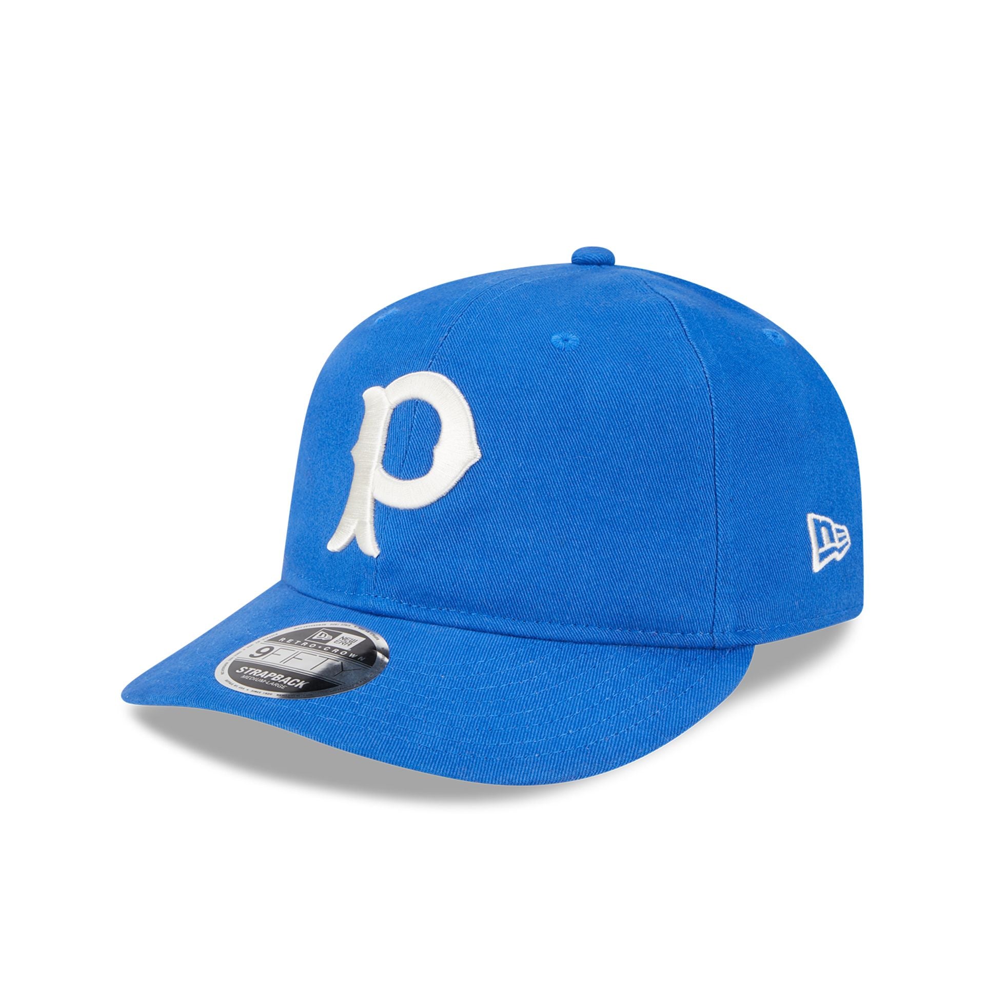 This is a Pittsburgh Pirates MLB Cooperstown Blue Retro Crown 9FIFTY Strapback Cap 2