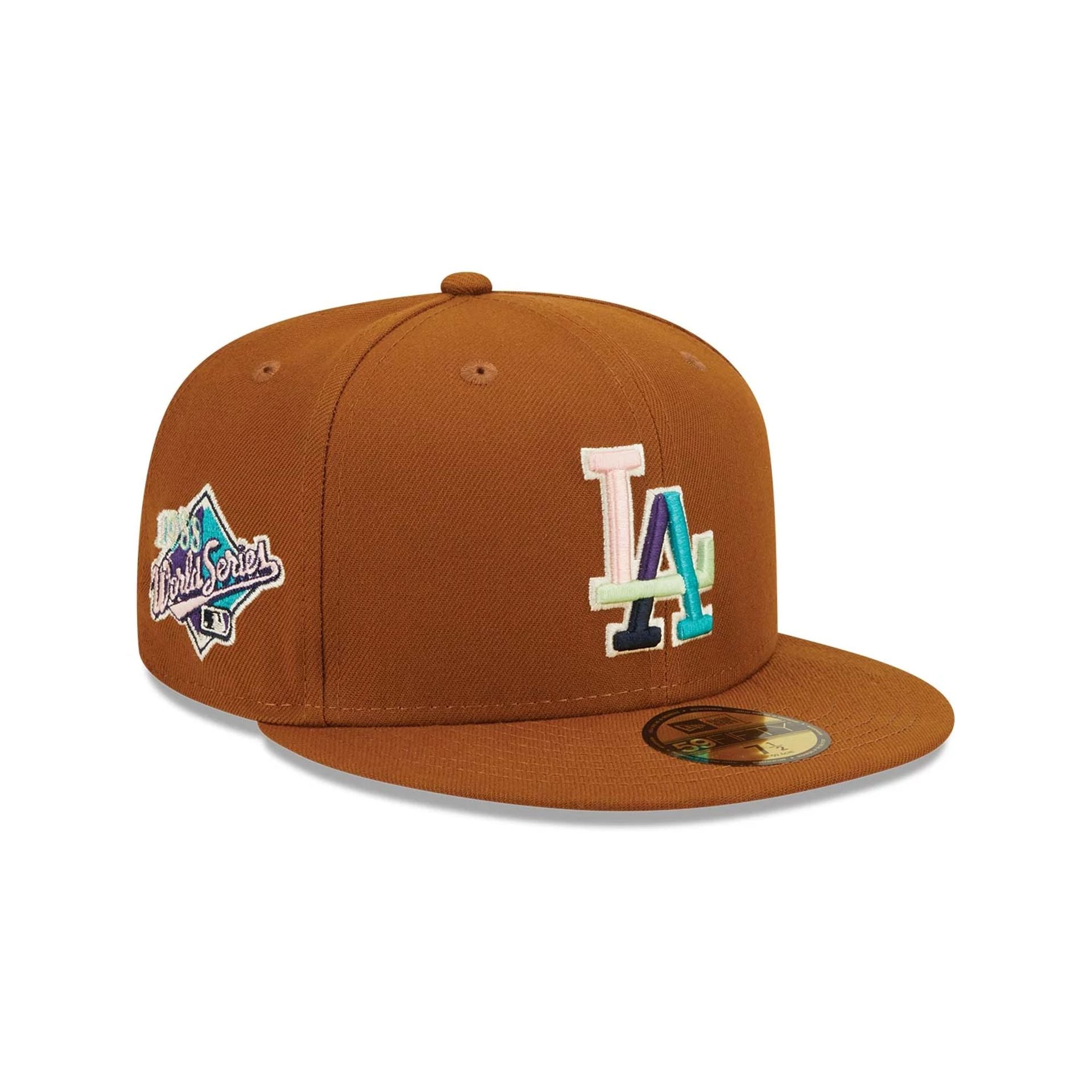 This is a LA Dodgers Vintage Floral 59FIFTY Cap 6