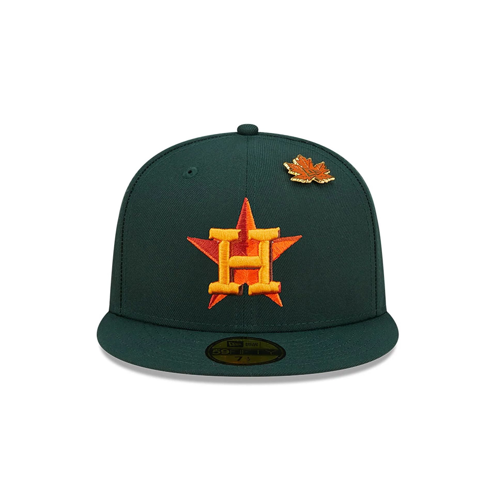 This is a Houston Astros Leafy Dark Green 59FIFTY Fitted Cap 4