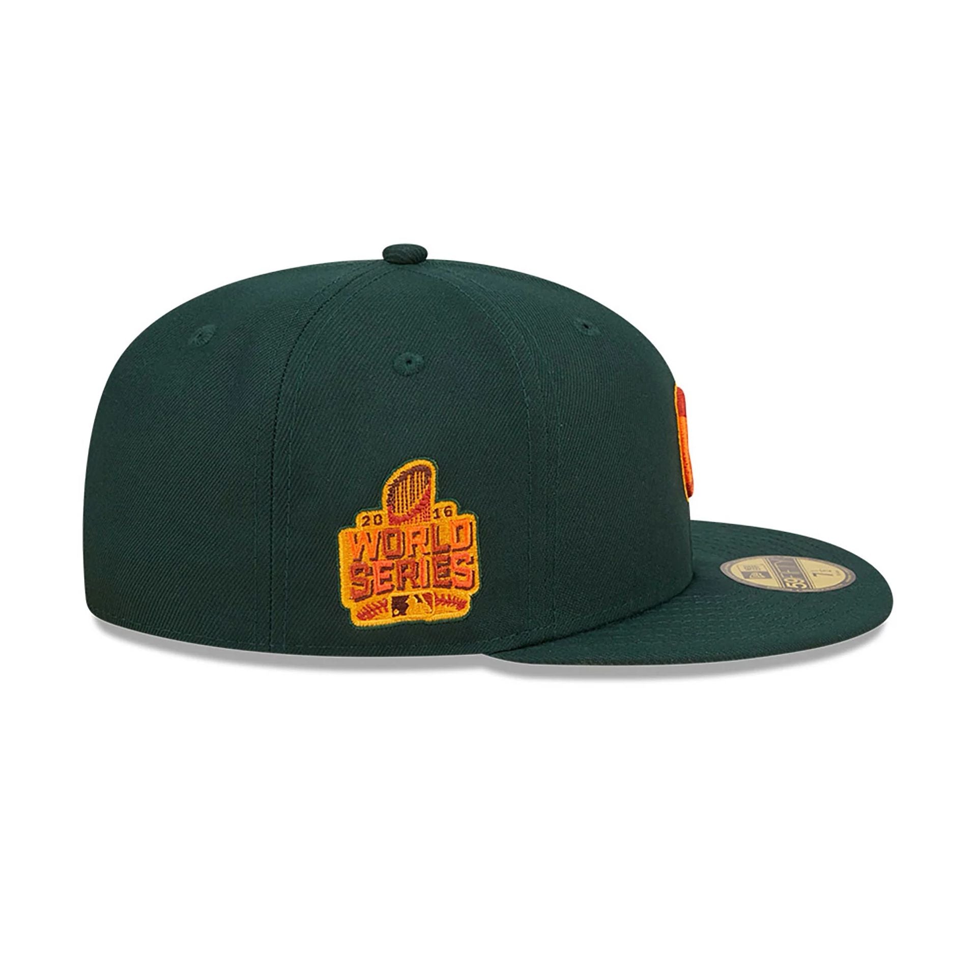 This is a Chicago Cubs Leafy Dark Green 59FIFTY Fitted Cap 5