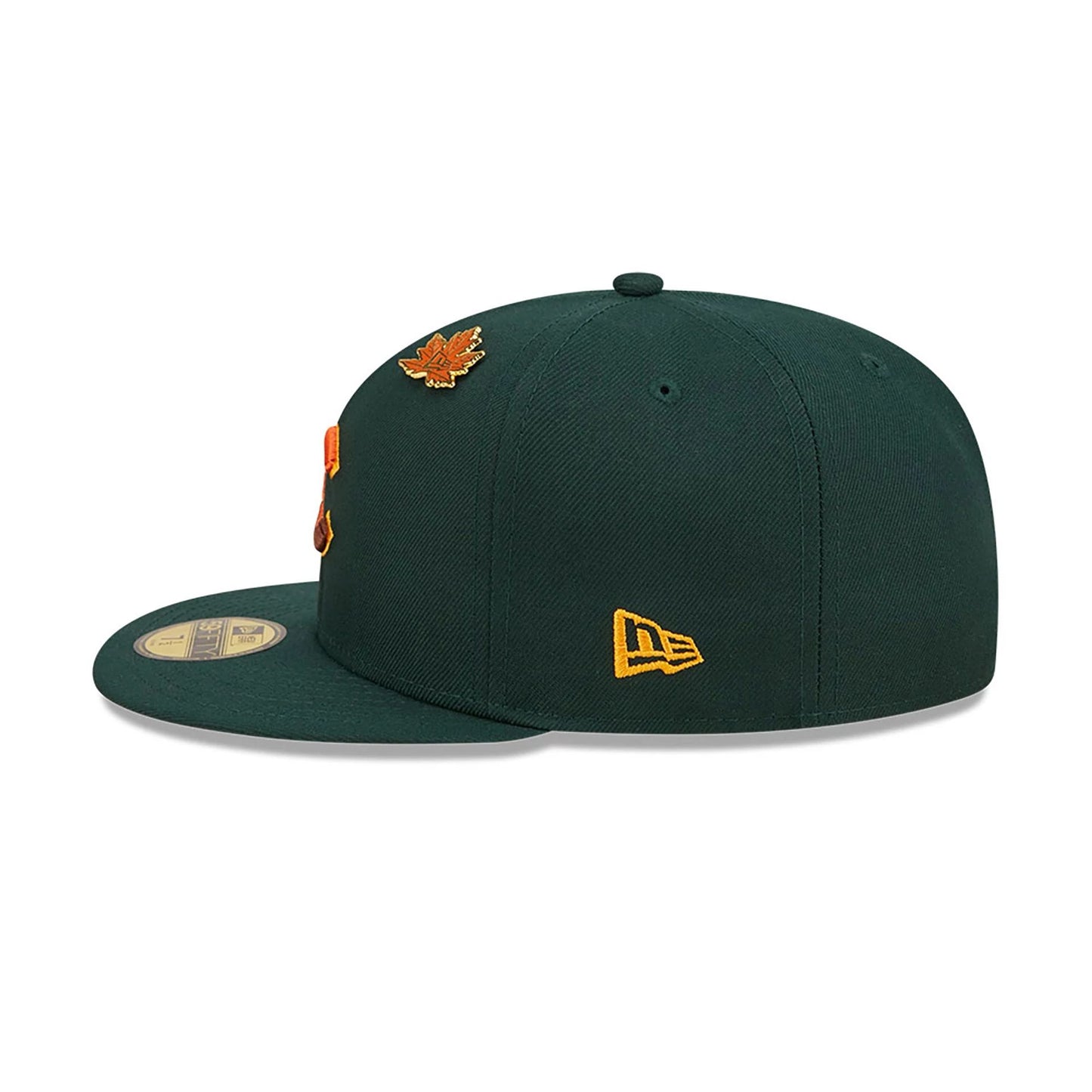 This is a Chicago Cubs Leafy Dark Green 59FIFTY Fitted Cap 7