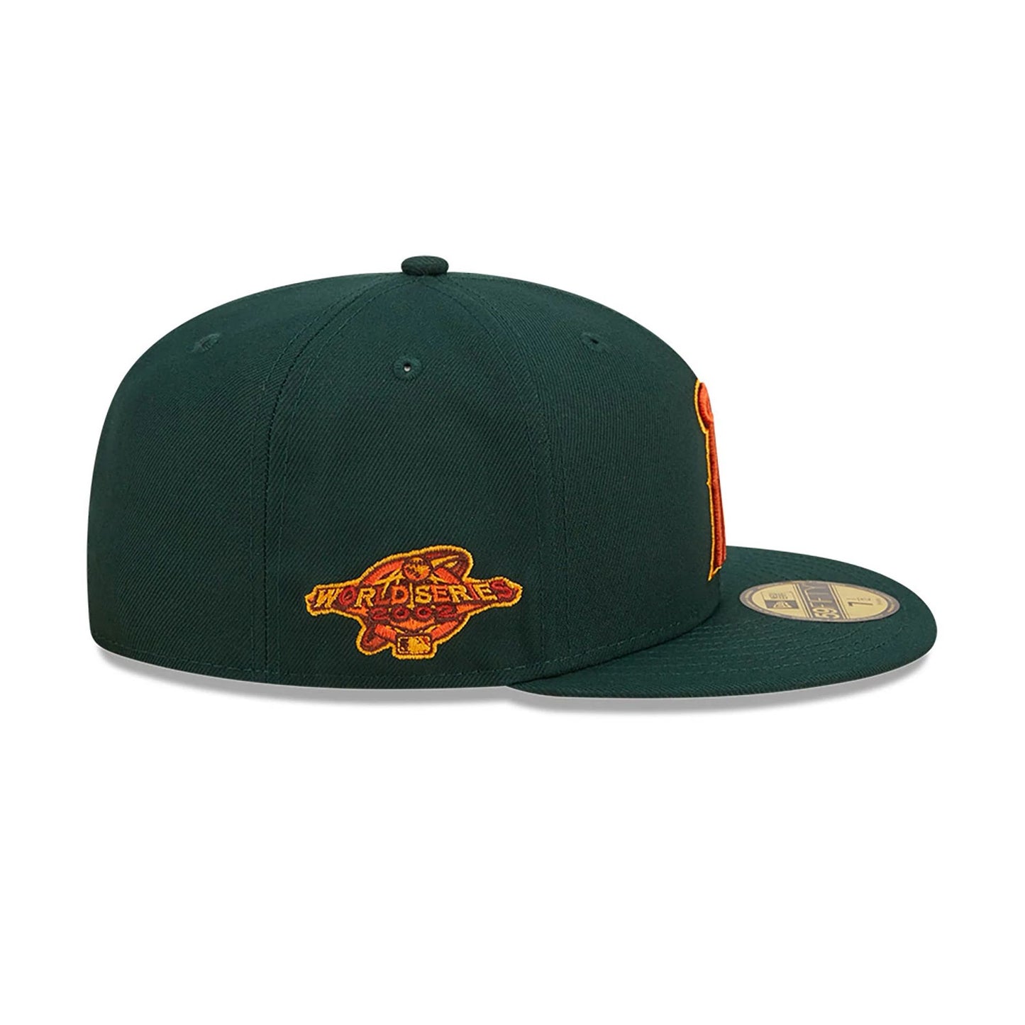 This is a LA Angels Leafy Dark Green 59FIFTY Fitted Cap 5