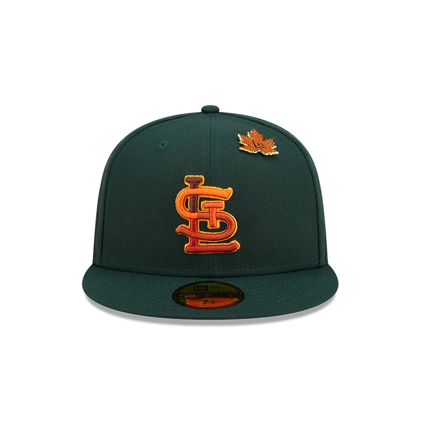 This is a St. Louis Cardinals Leafy Dark Green 59FIFTY Fitted Cap 4