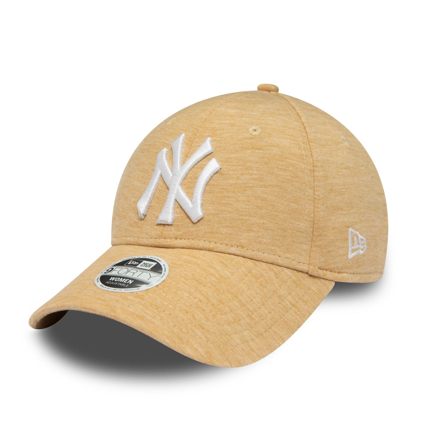 This is a New York Yankees Womens Jersey Light Beige 9FORTY Adjustable Cap 1