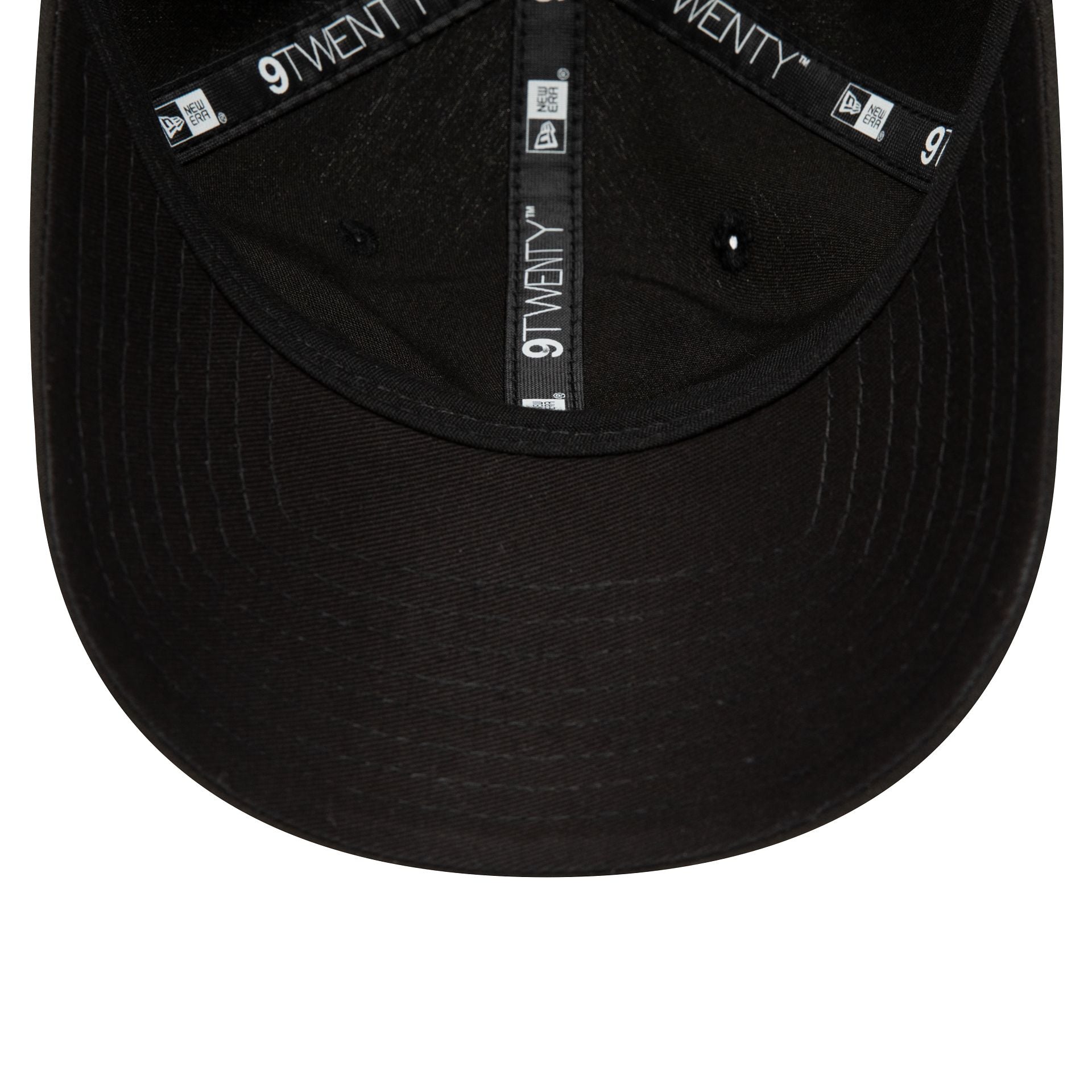 This is a New Era Heritage Script Repreve Black 9TWENTY Adjustable Cap 5