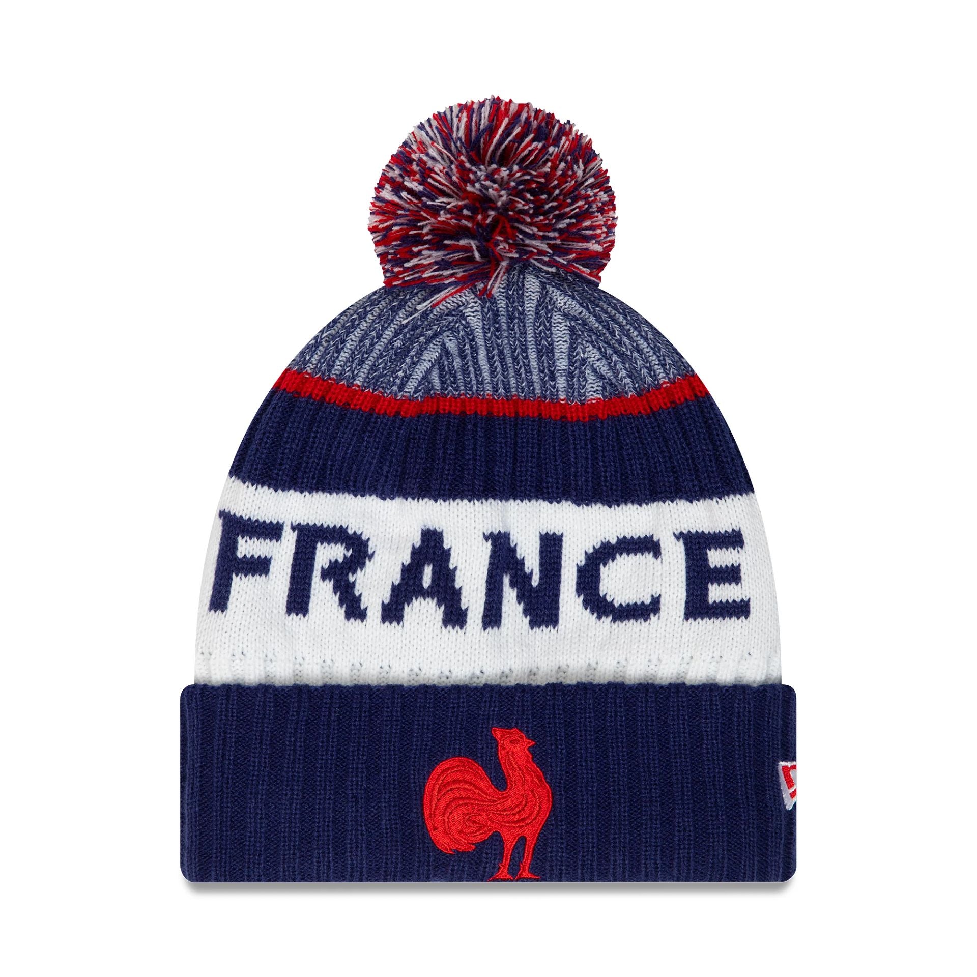 This is a French Federation Of Rugby Dark Blue Beanie Hat 1