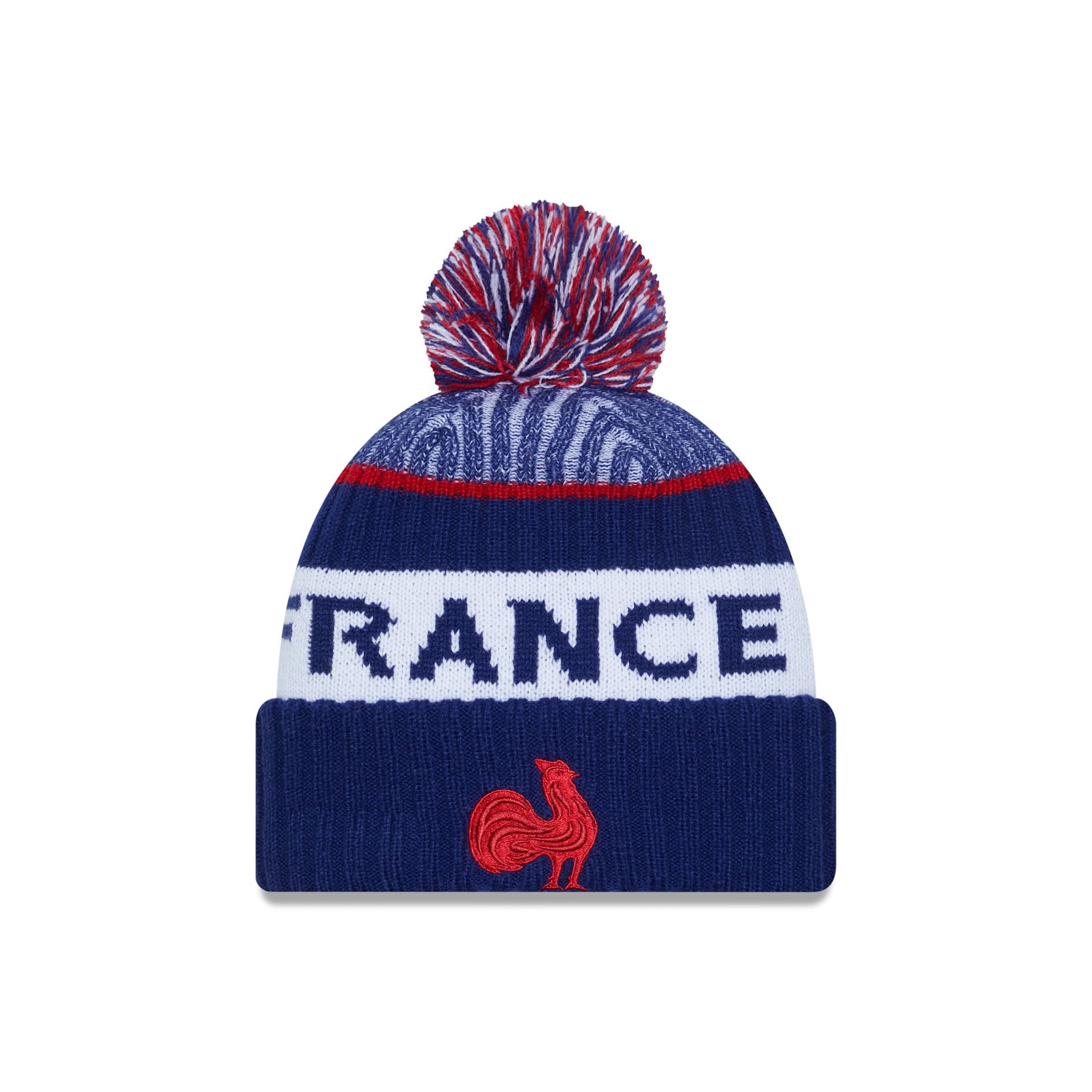 This is a French Federation Of Rugby Dark Blue Beanie Hat 3