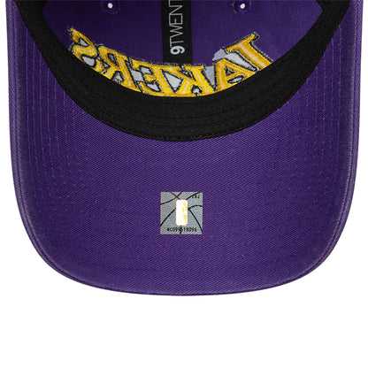 This is a LA Lakers NBA Statement Purple 9TWENTY Adjustable Cap 4