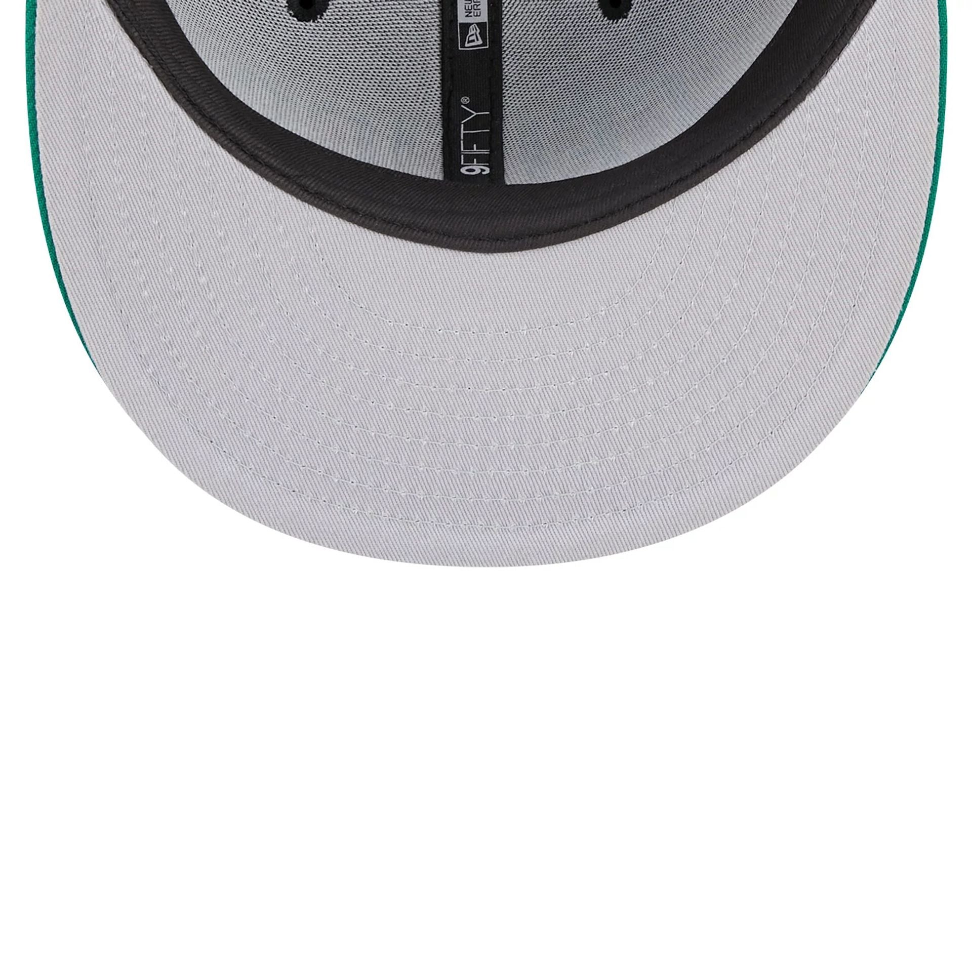 This is a Boston Celtics NBA Statement Black 9FIFTY Snapback Cap 2