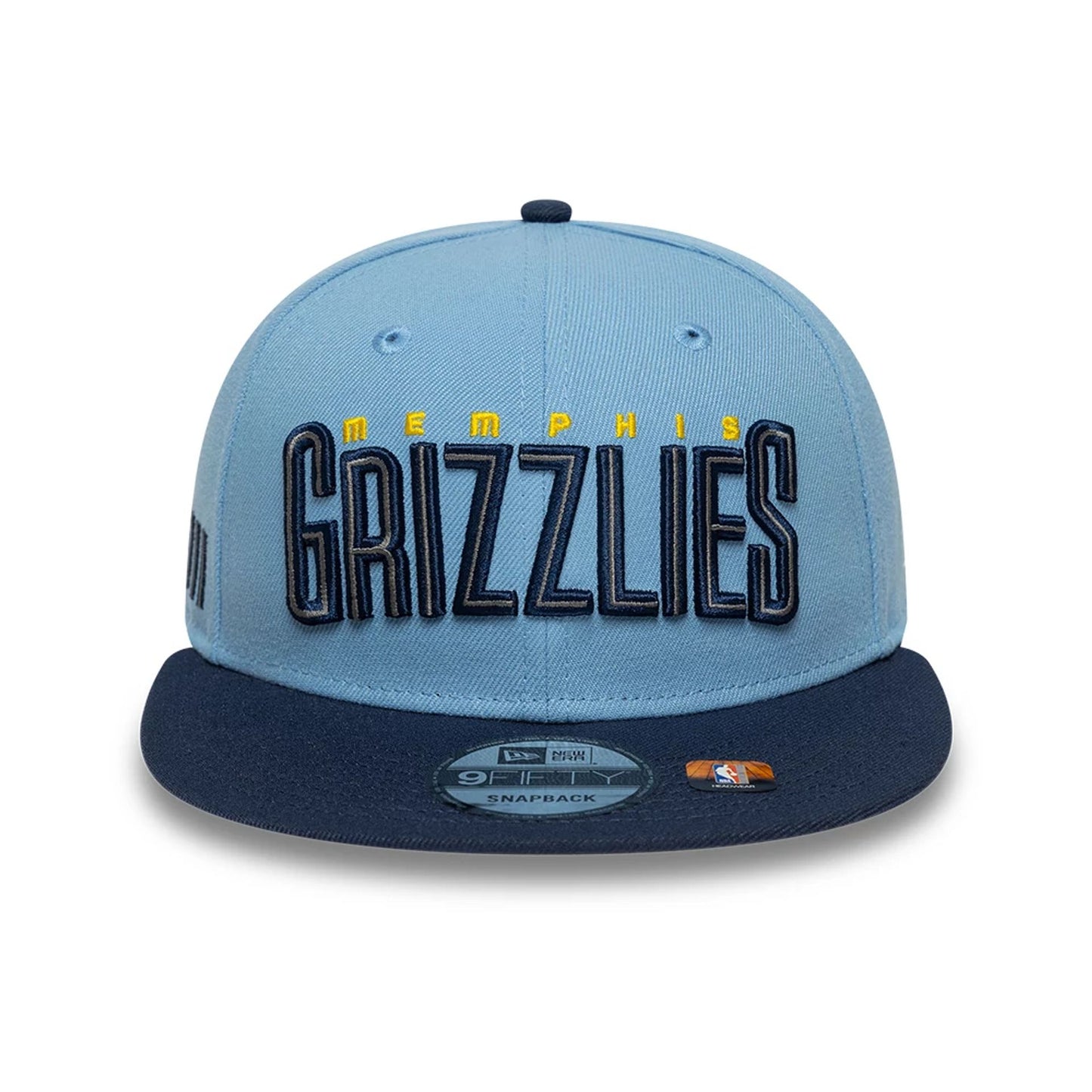 This is a Memphis Grizzlies NBA Statement Light Blue 9FIFTY Snapback Cap 3