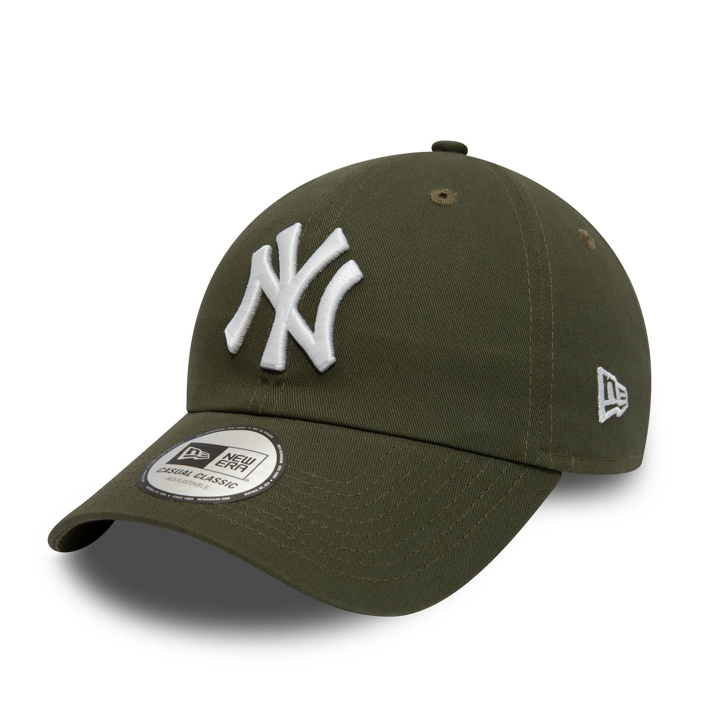 This is a New York Yankees League Essential Green 9TWENTY Adjustable Cap 1