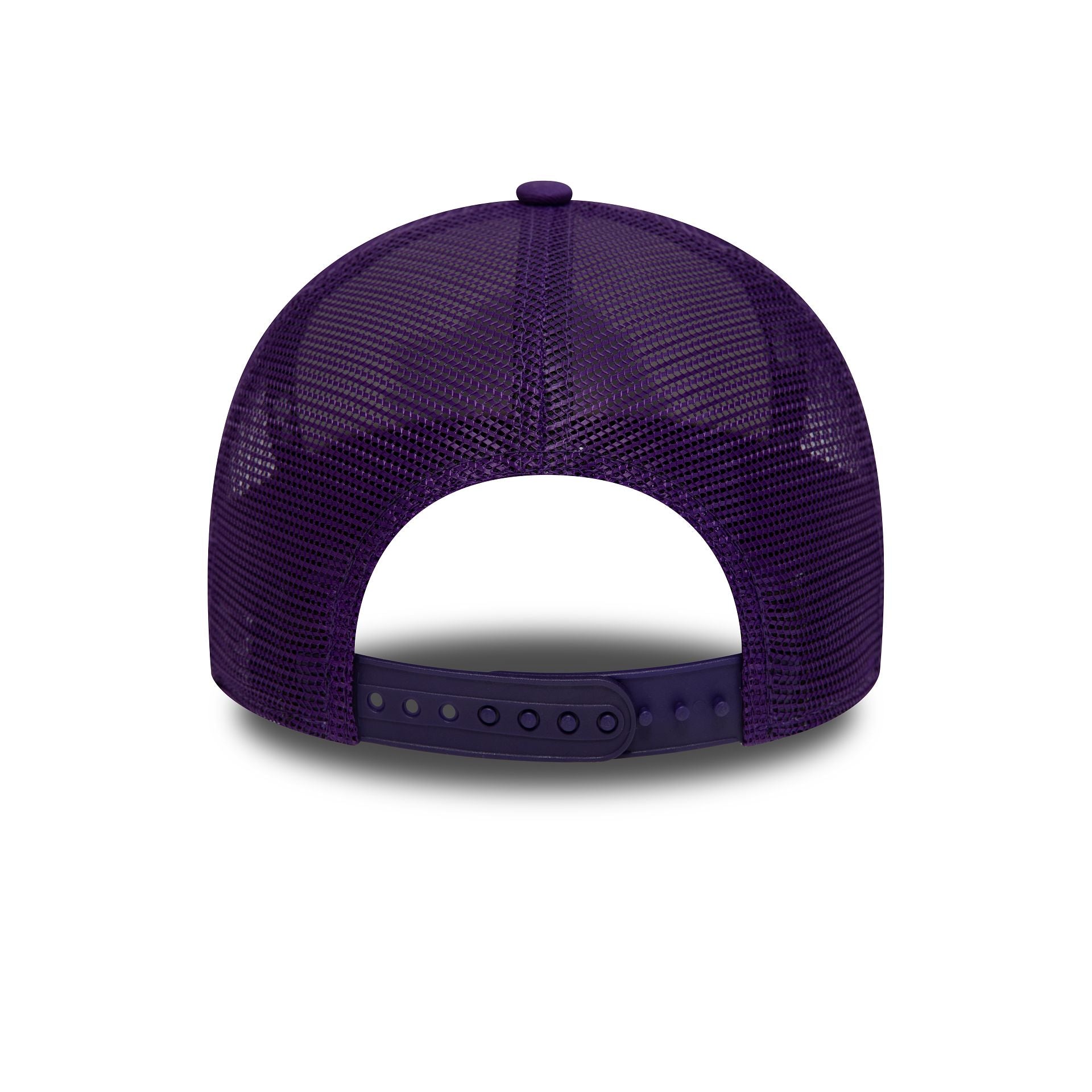 This is a LA Lakers Team Colour Purple A-Frame Trucker Cap 4