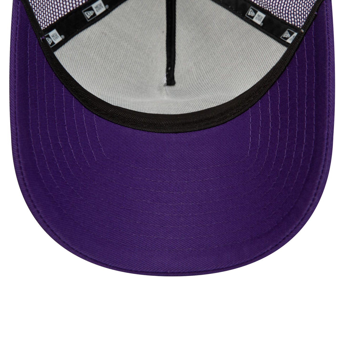 This is a LA Lakers Team Colour Purple A-Frame Trucker Cap 5