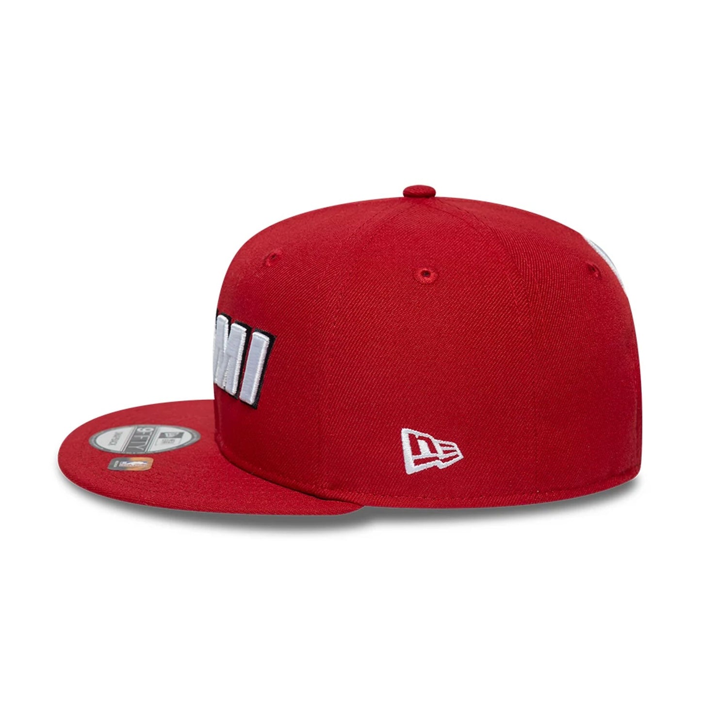 This is a Miami Heat NBA Statement Red 9FIFTY Snapback Cap 7