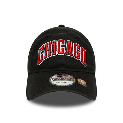 This is a Chicago Bulls NBA Statement Black 9TWENTY Adjustable Cap 2